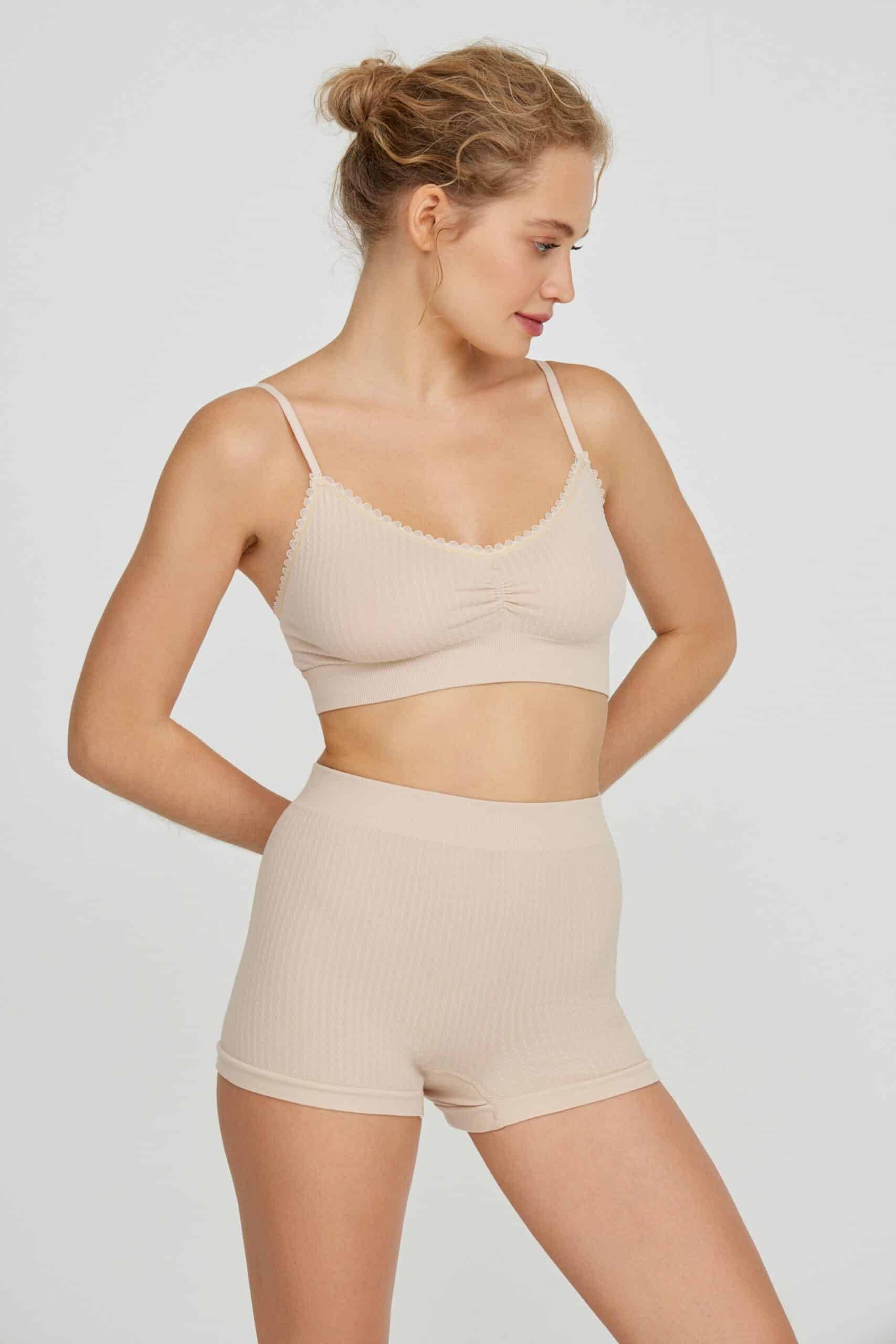 High-rise textured knit slips – фото № 2