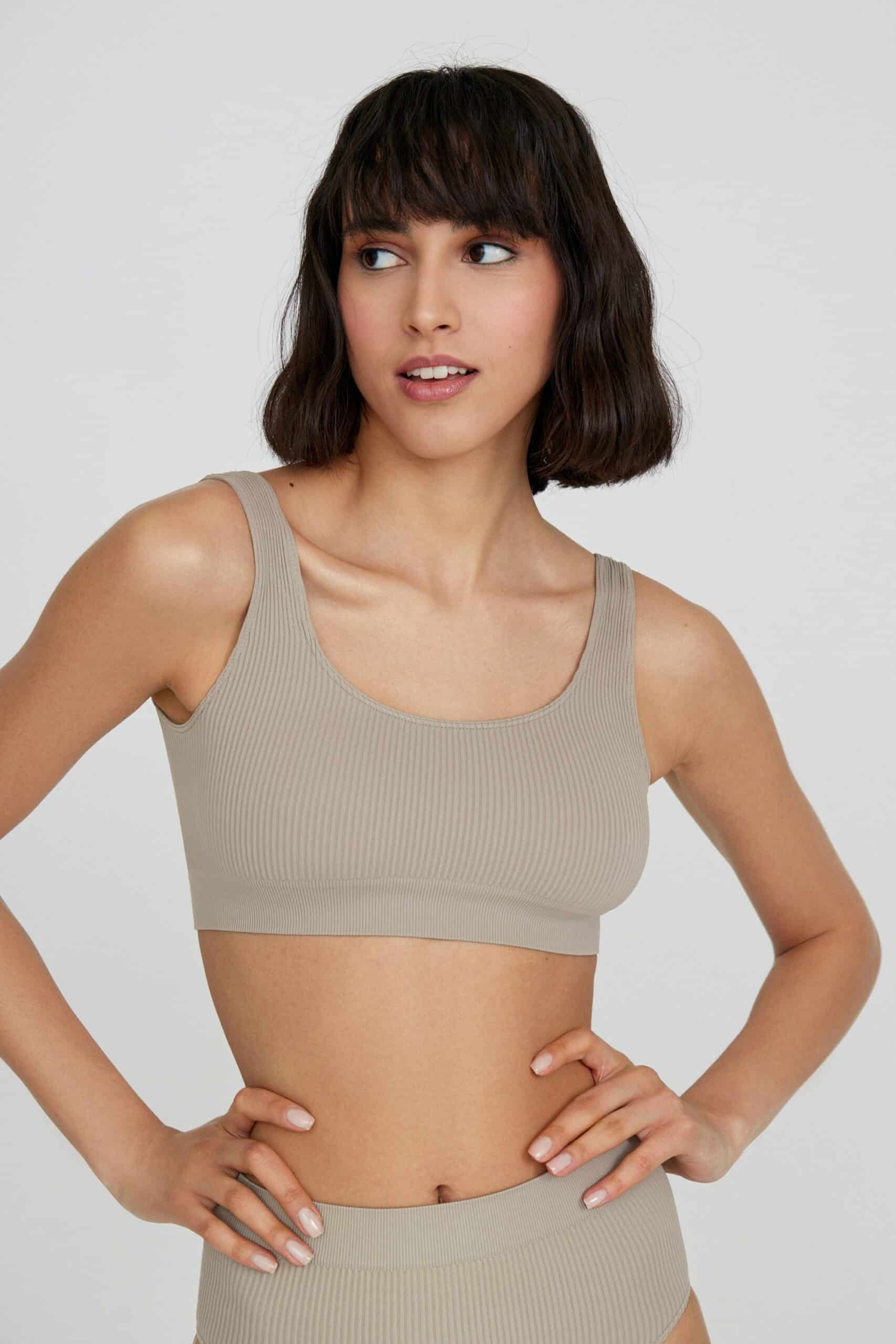 Wide-strap top set with high-rise briefs – фото № 2