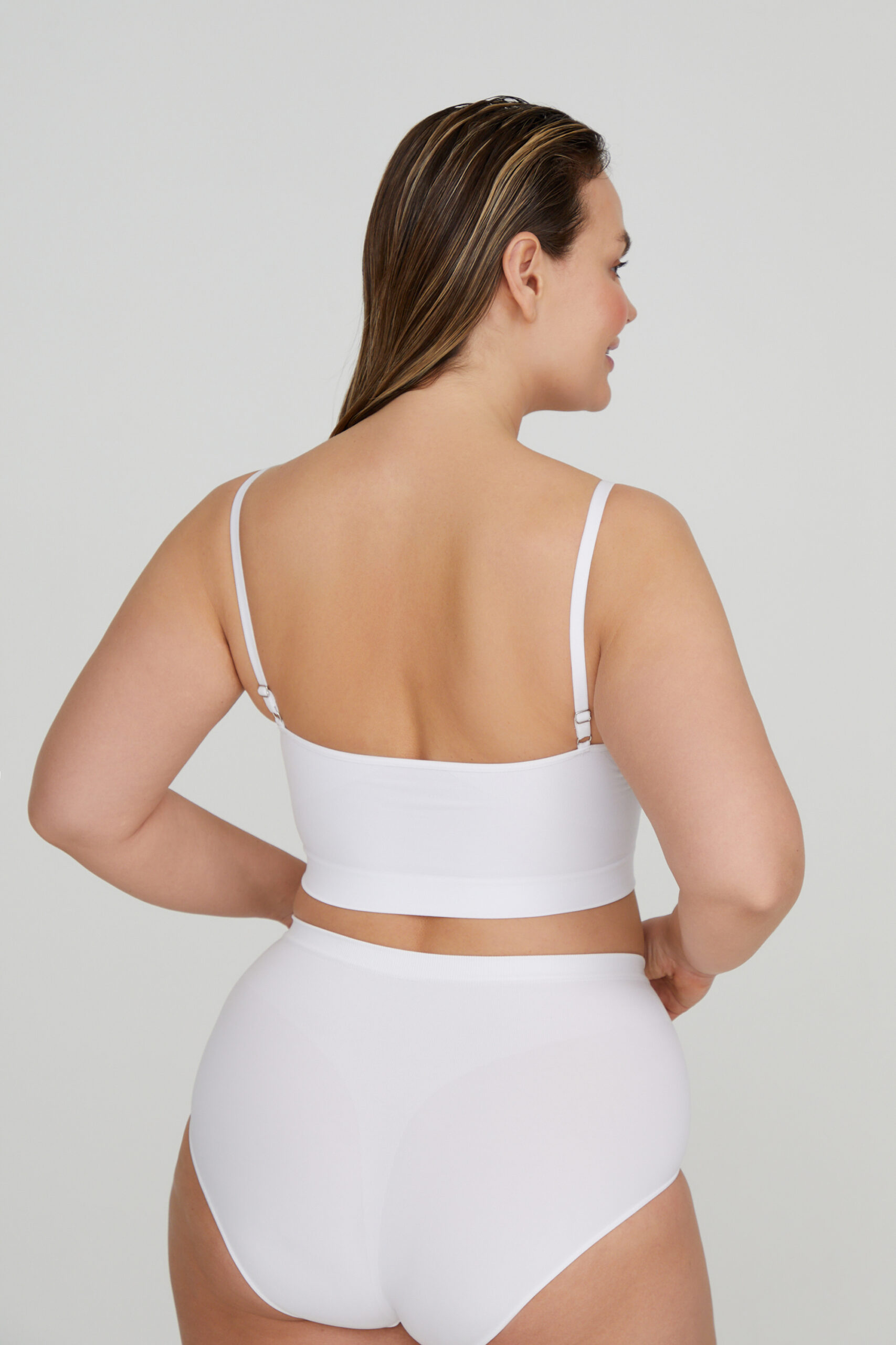 Push-up underwear bra with thin straps – фото № 5