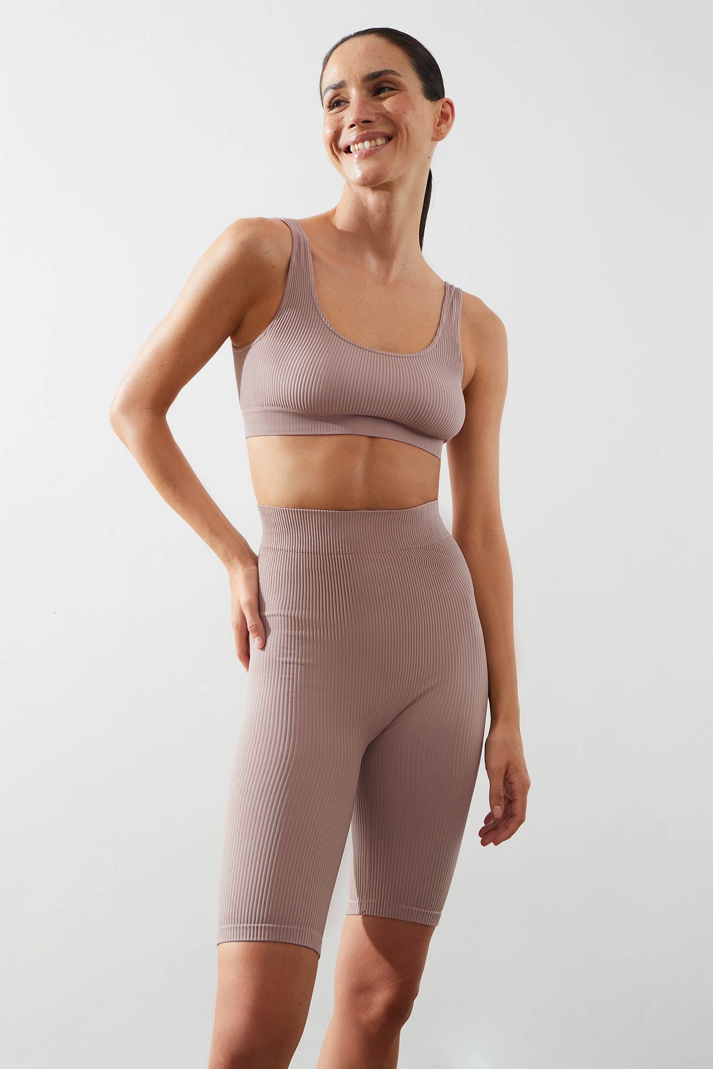 Wide strap ribbed top – фото № 2