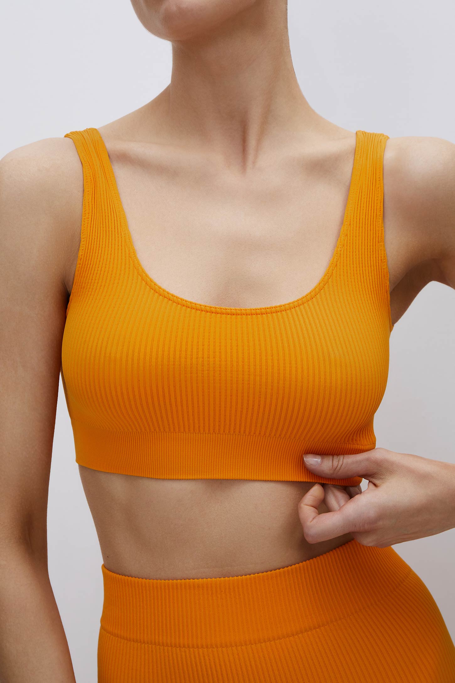 Wide strap ribbed top – фото № 2