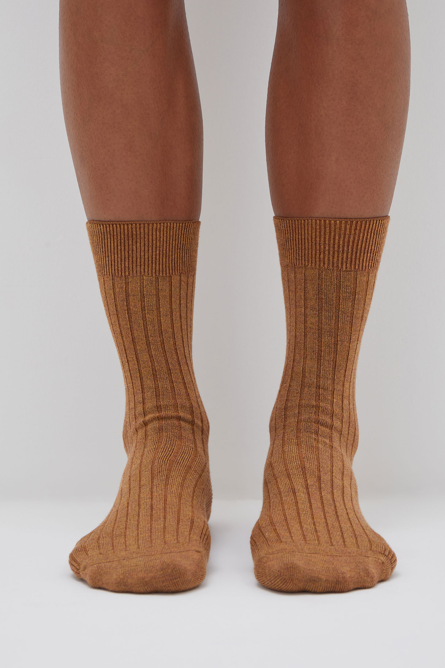 Ribbed wool socks – фото № 2