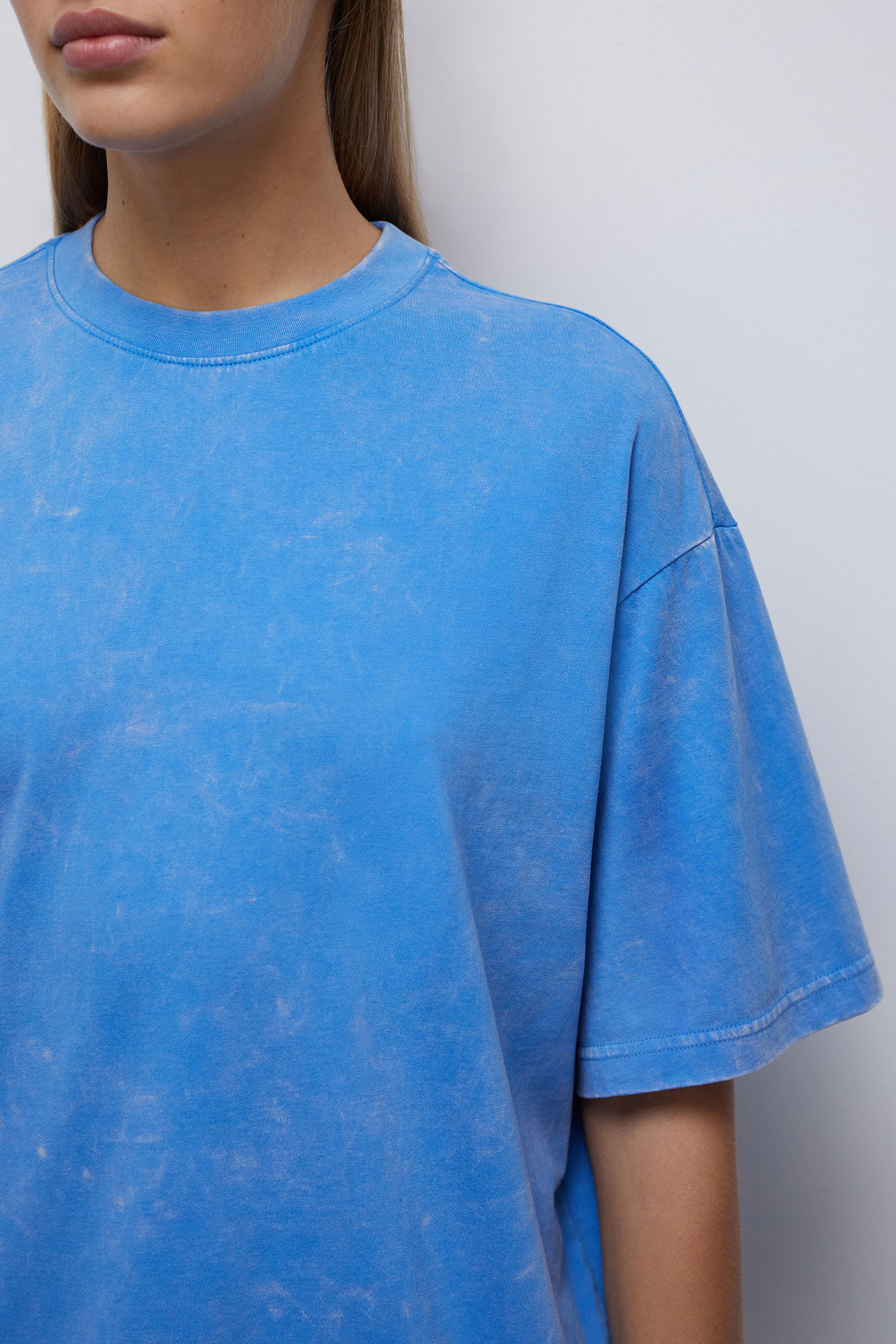 Stonewashed oversized T-shirt Day-to-day – фото № 3