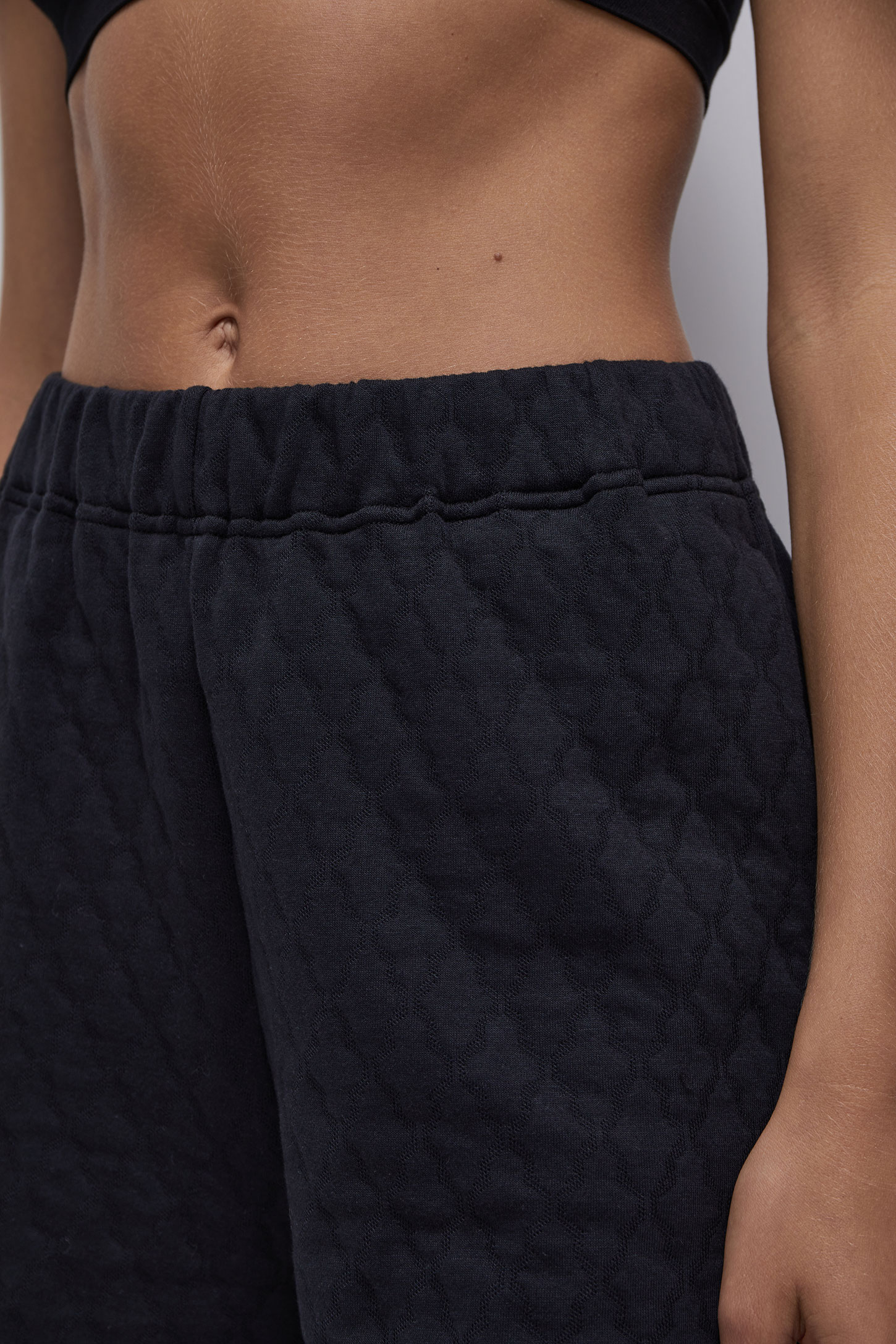 Textured knitted-fabric shorts Cloud – фото № 4