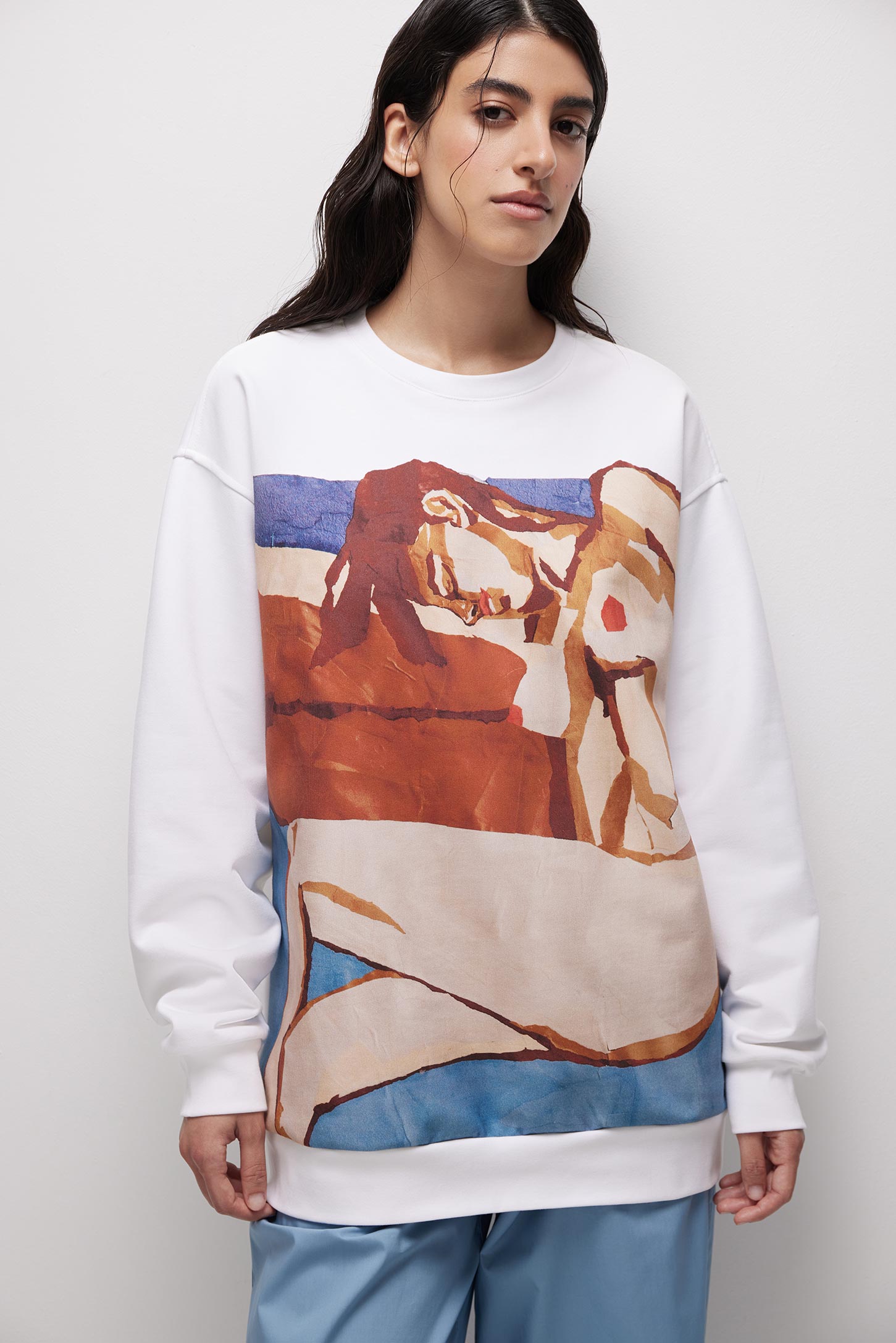 Printed sweatshirt ARTWORK – фото № 2