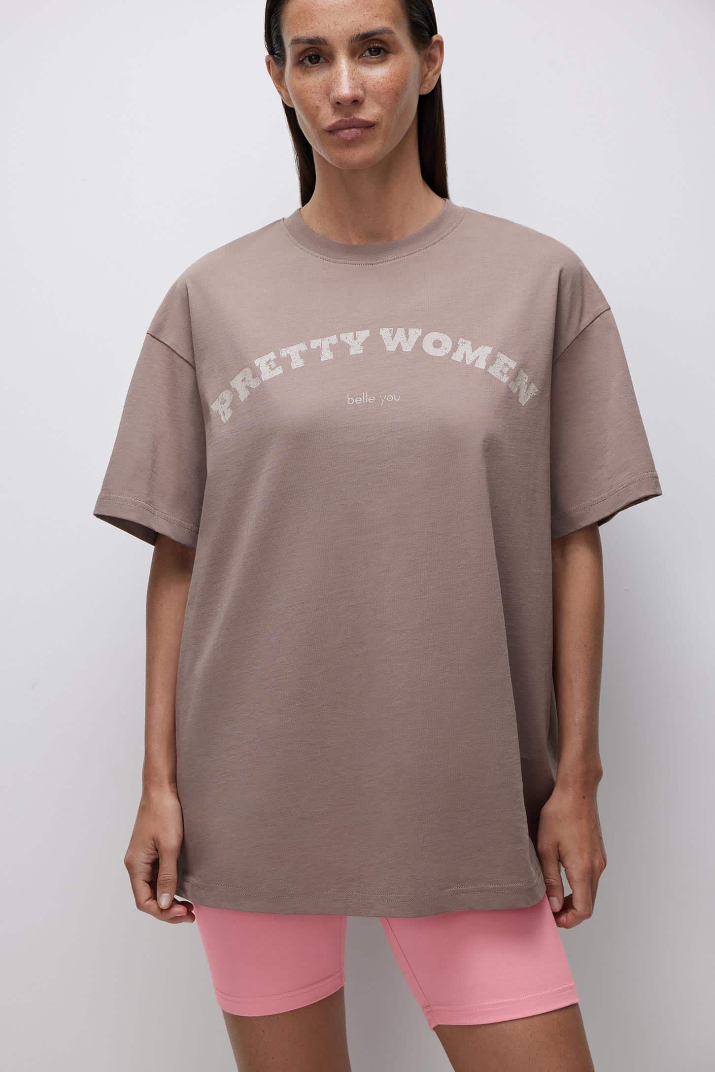 Printed oversized T-shirt PRETTY WOMEN