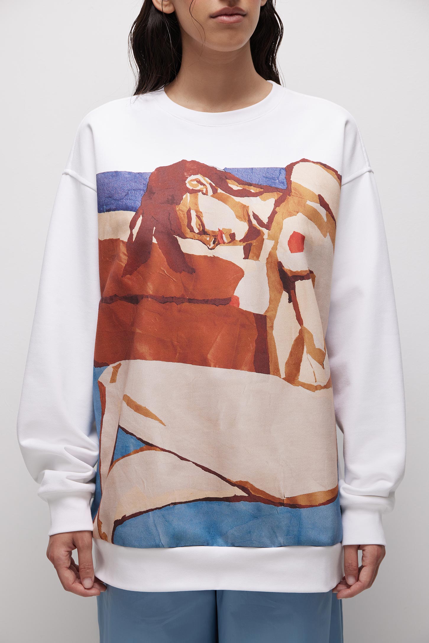 Printed sweatshirt ARTWORK – фото № 3
