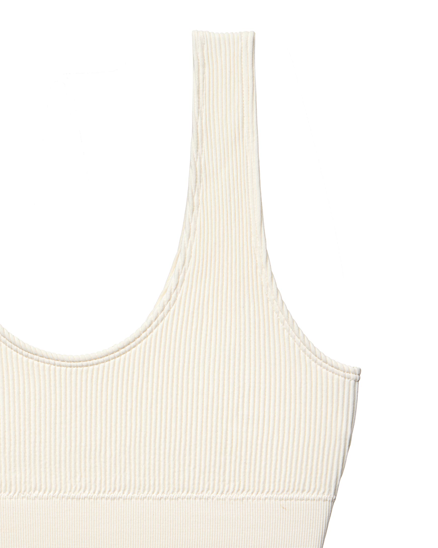 Top with wide ribbed straps – фото № 6