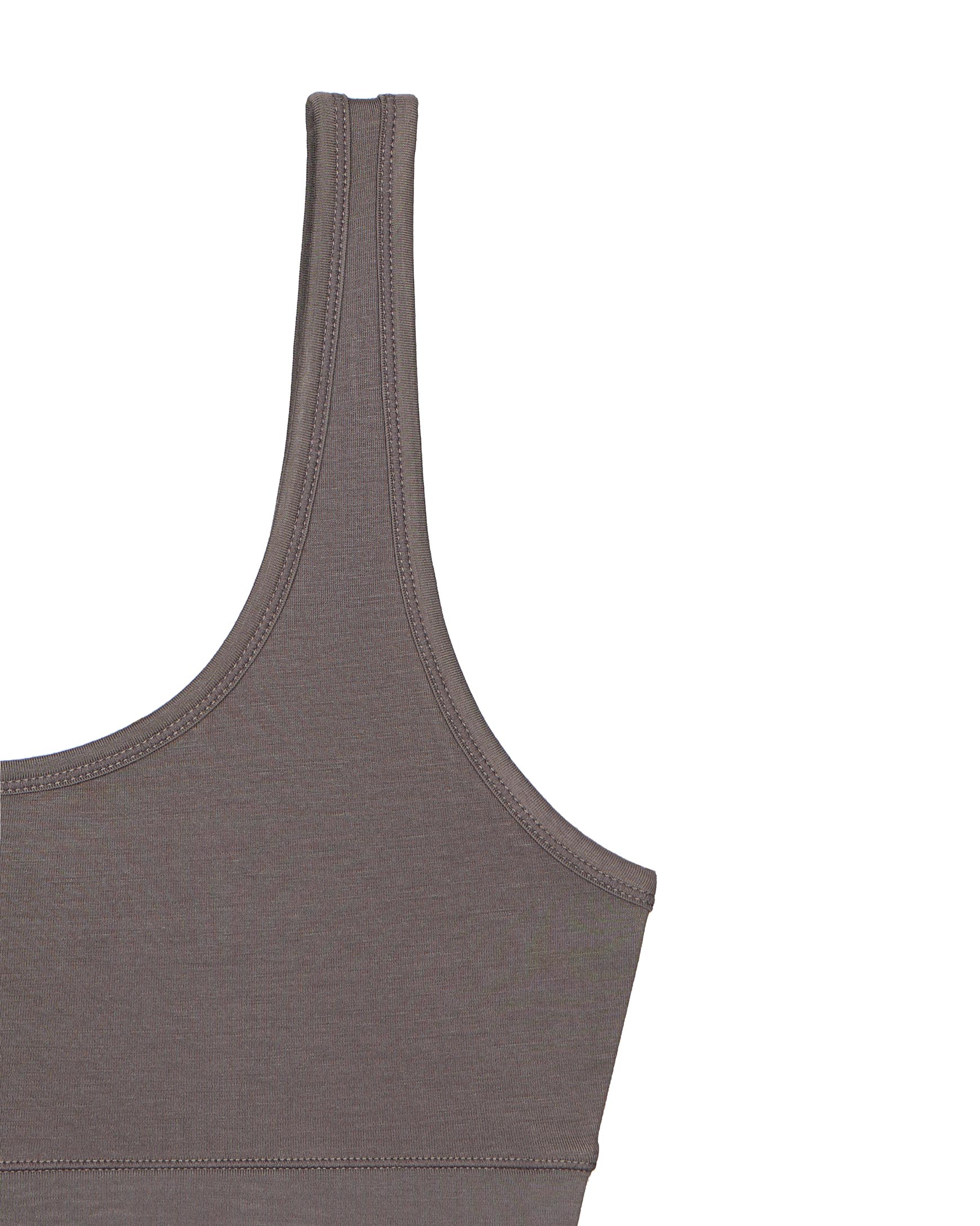 Bamboo wide-strap bra top Bamboo nude – фото № 6