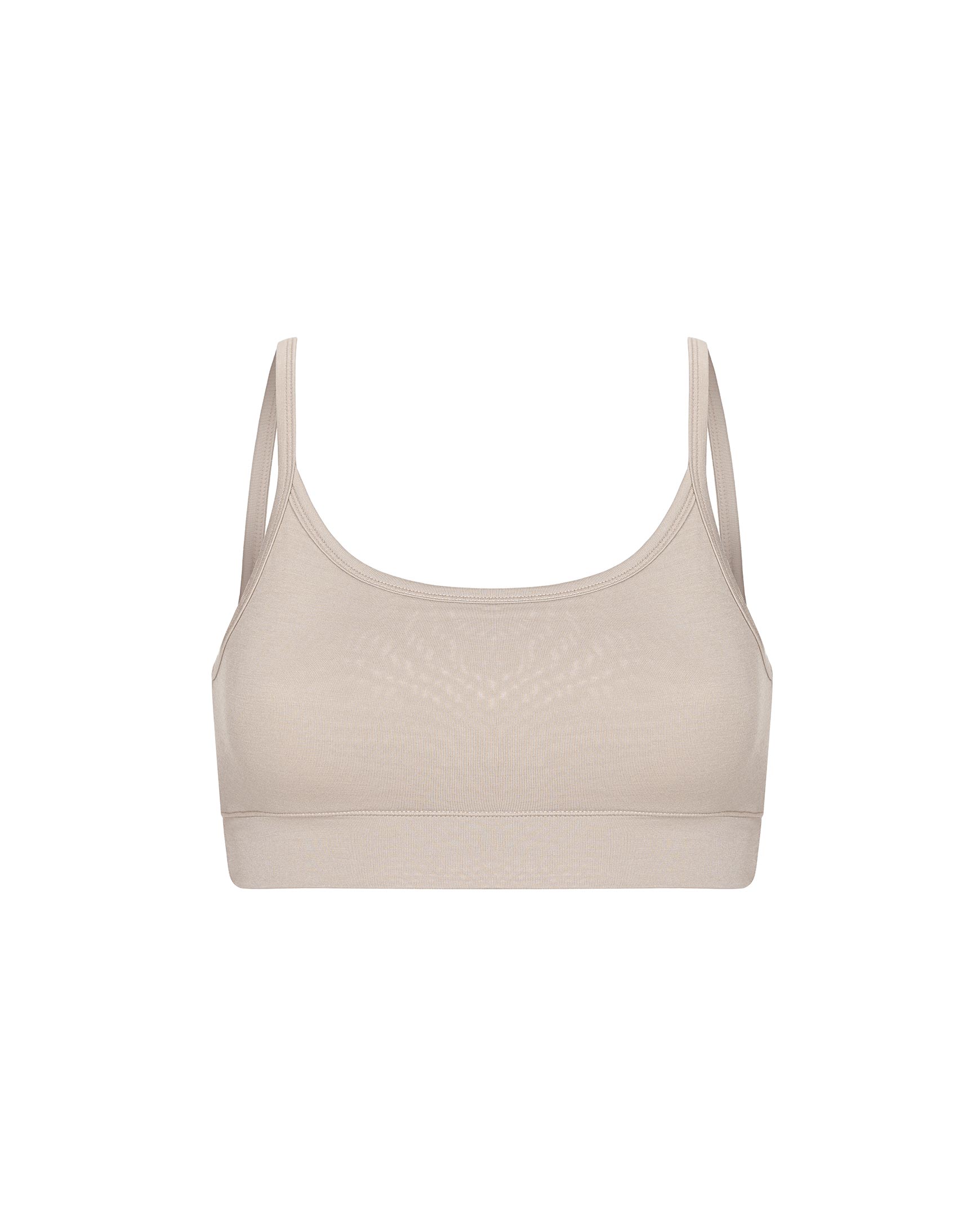 Bamboo strappy bra top Bamboo nude – фото № 5
