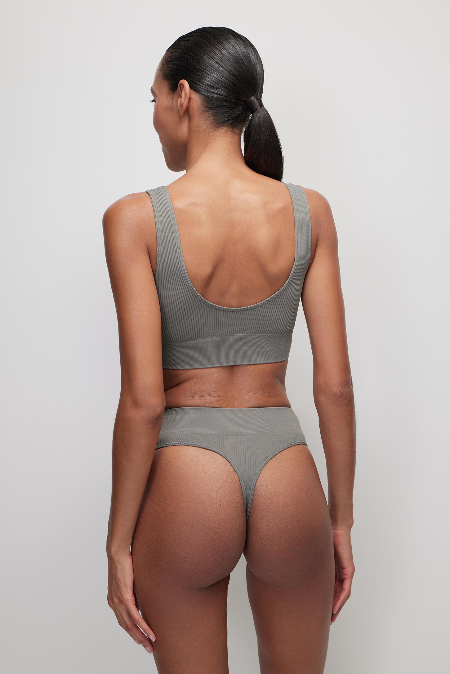 Ribbed thong panties Ribbed Base – фото № 5