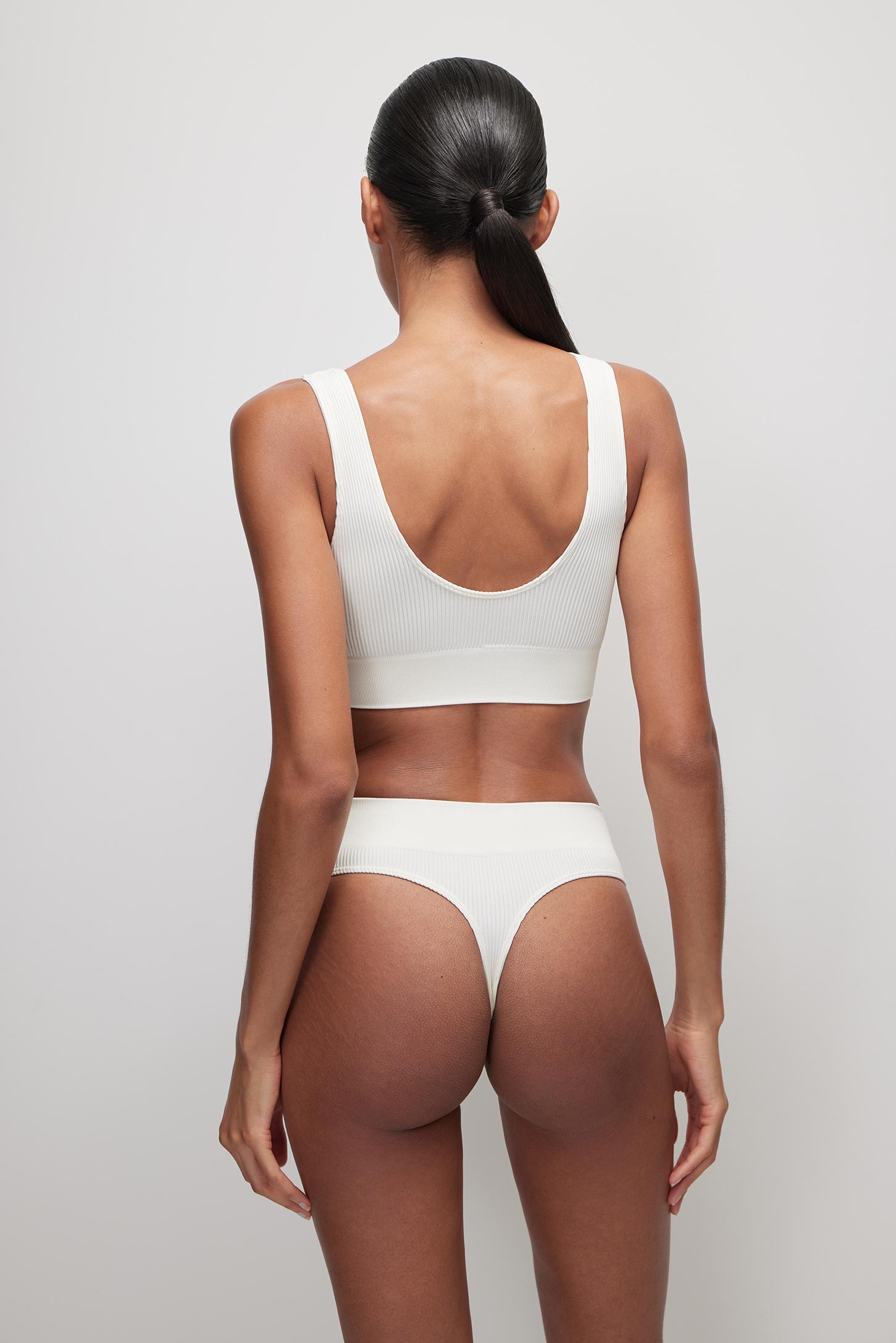 Ribbed thong panties Ribbed Base – фото № 4