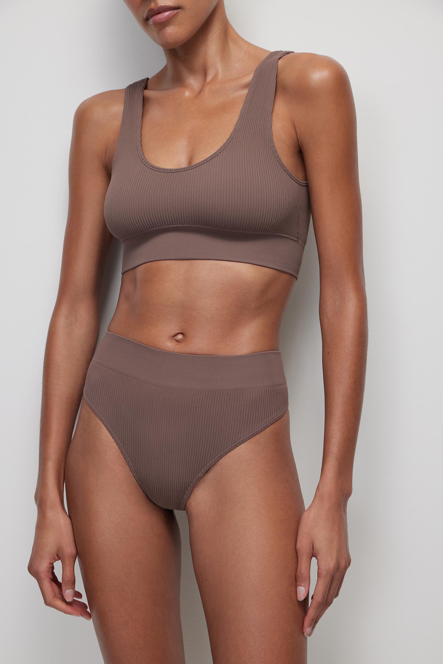 Ribbed thong panties Ribbed Base – фото № 3
