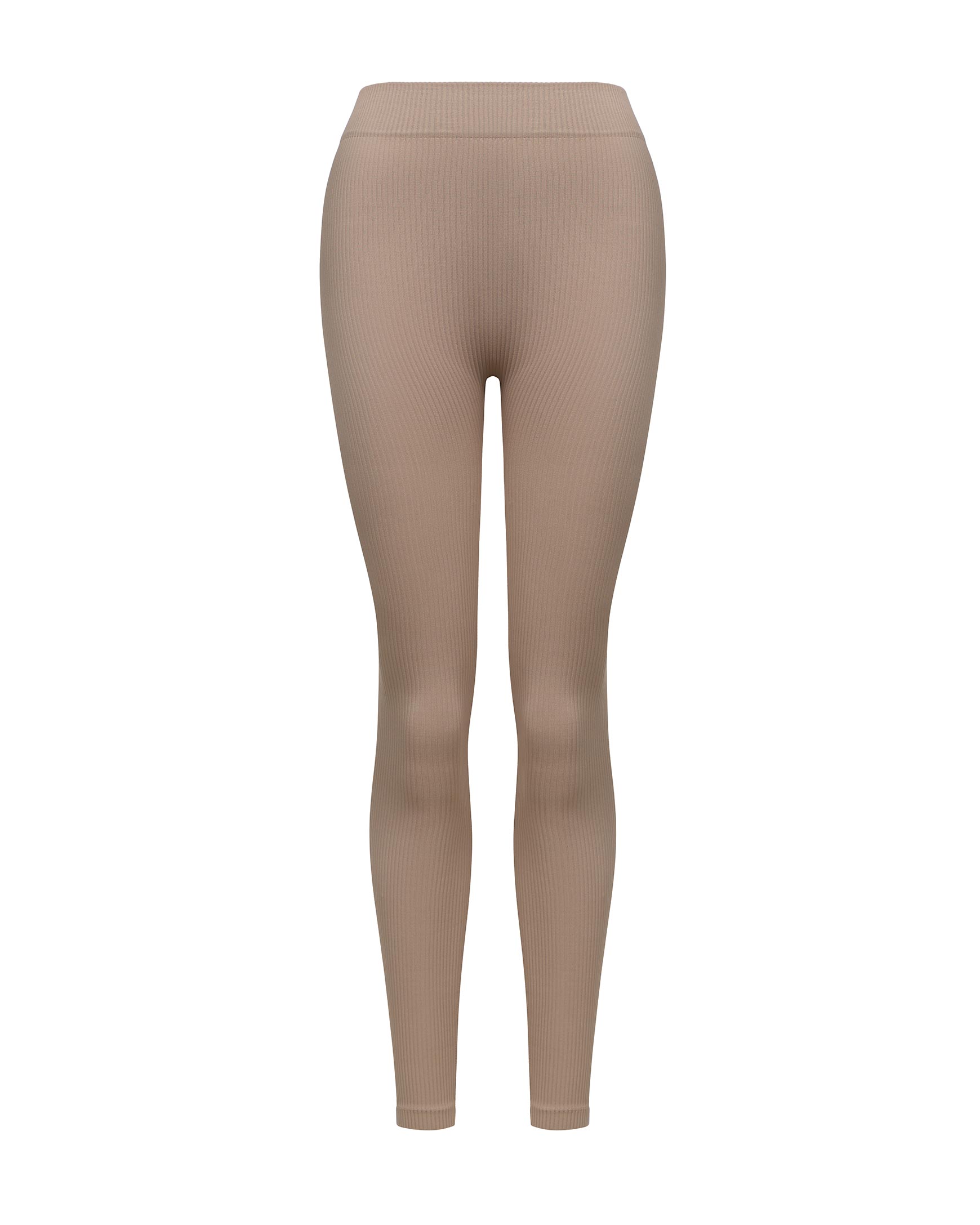 Seamless ribbed leggings Essentials – фото № 3