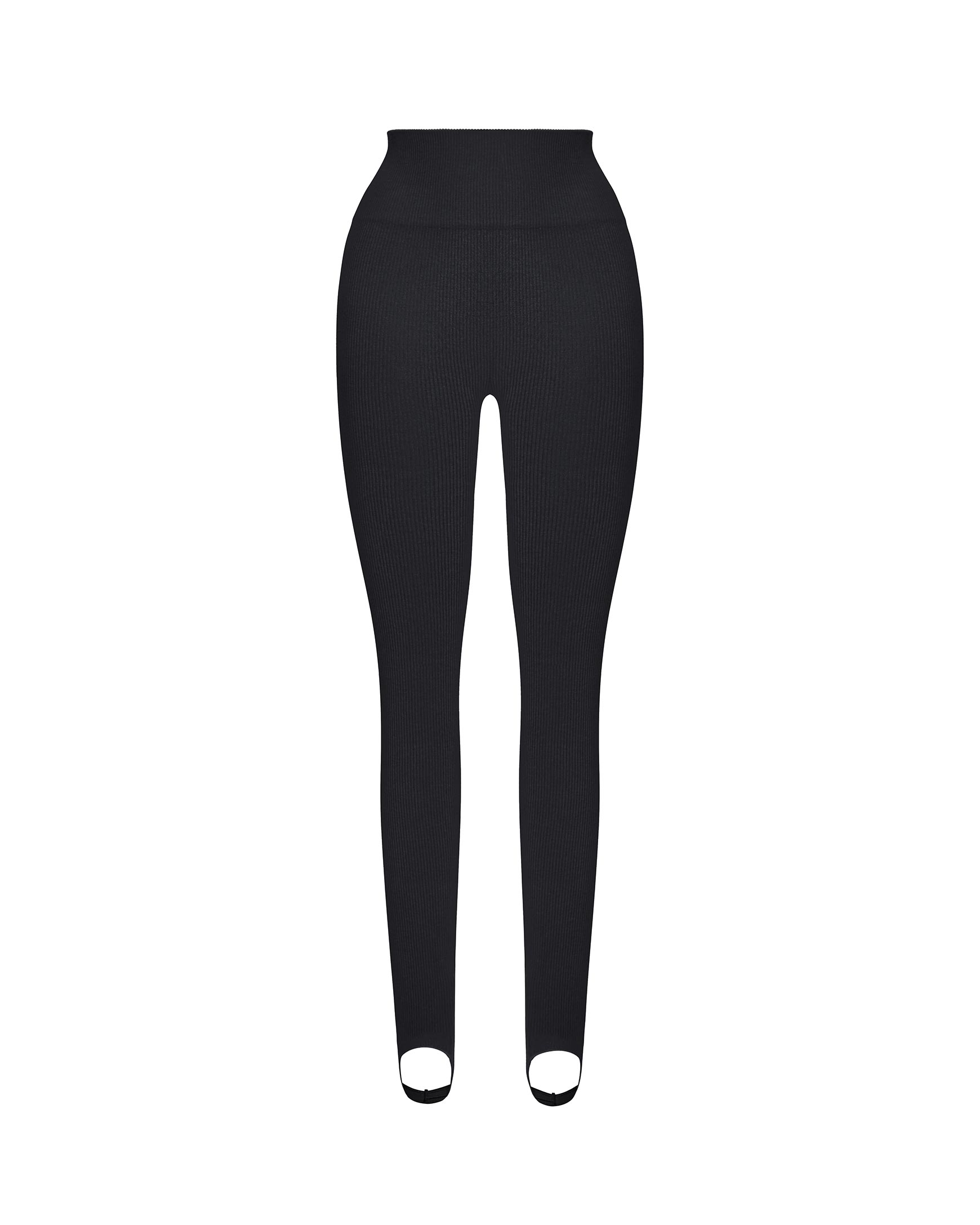 Leggings with ribbed bamboo straps Essentials – фото № 7