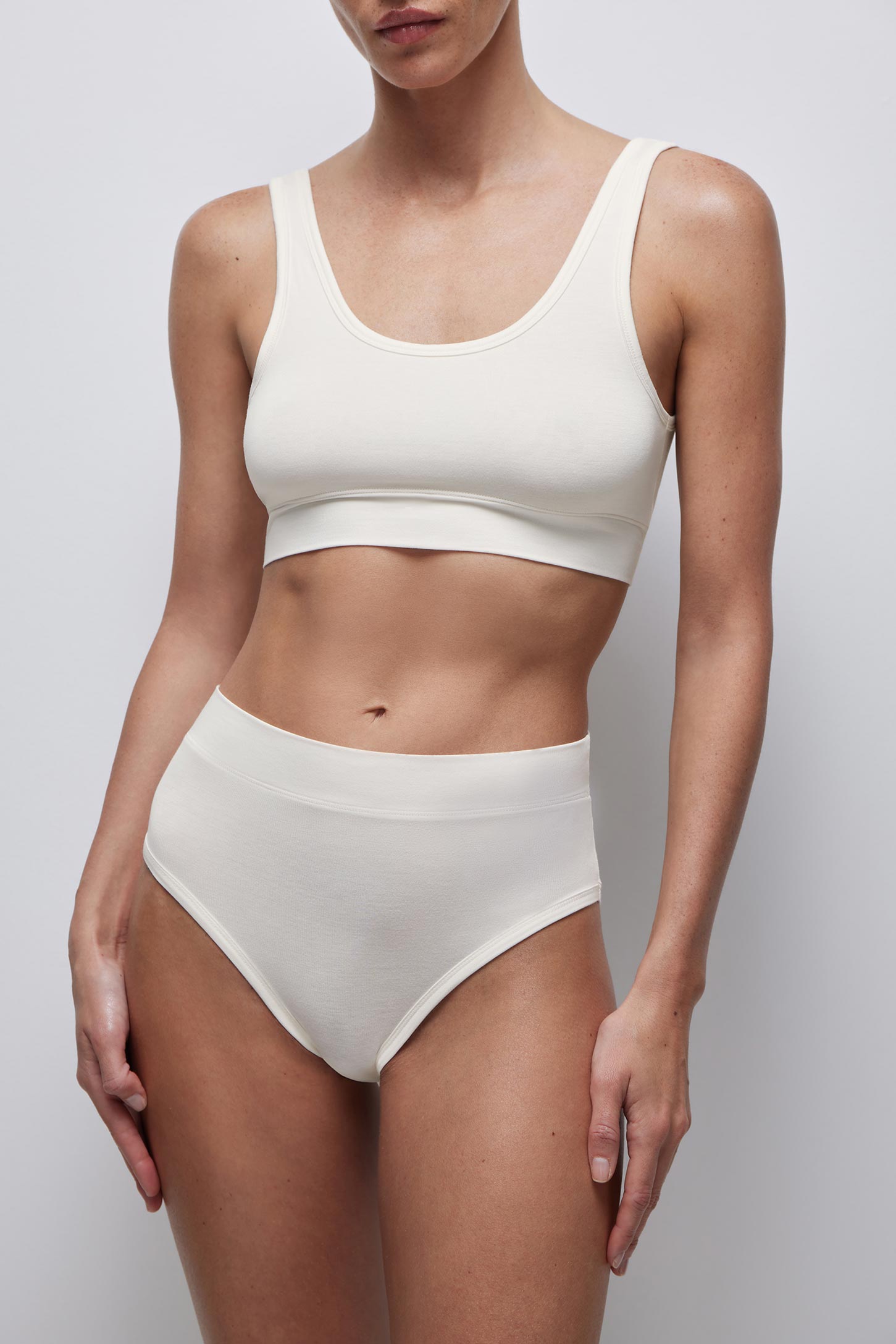 High-rise brazilian briefs Bamboo nude – фото № 2