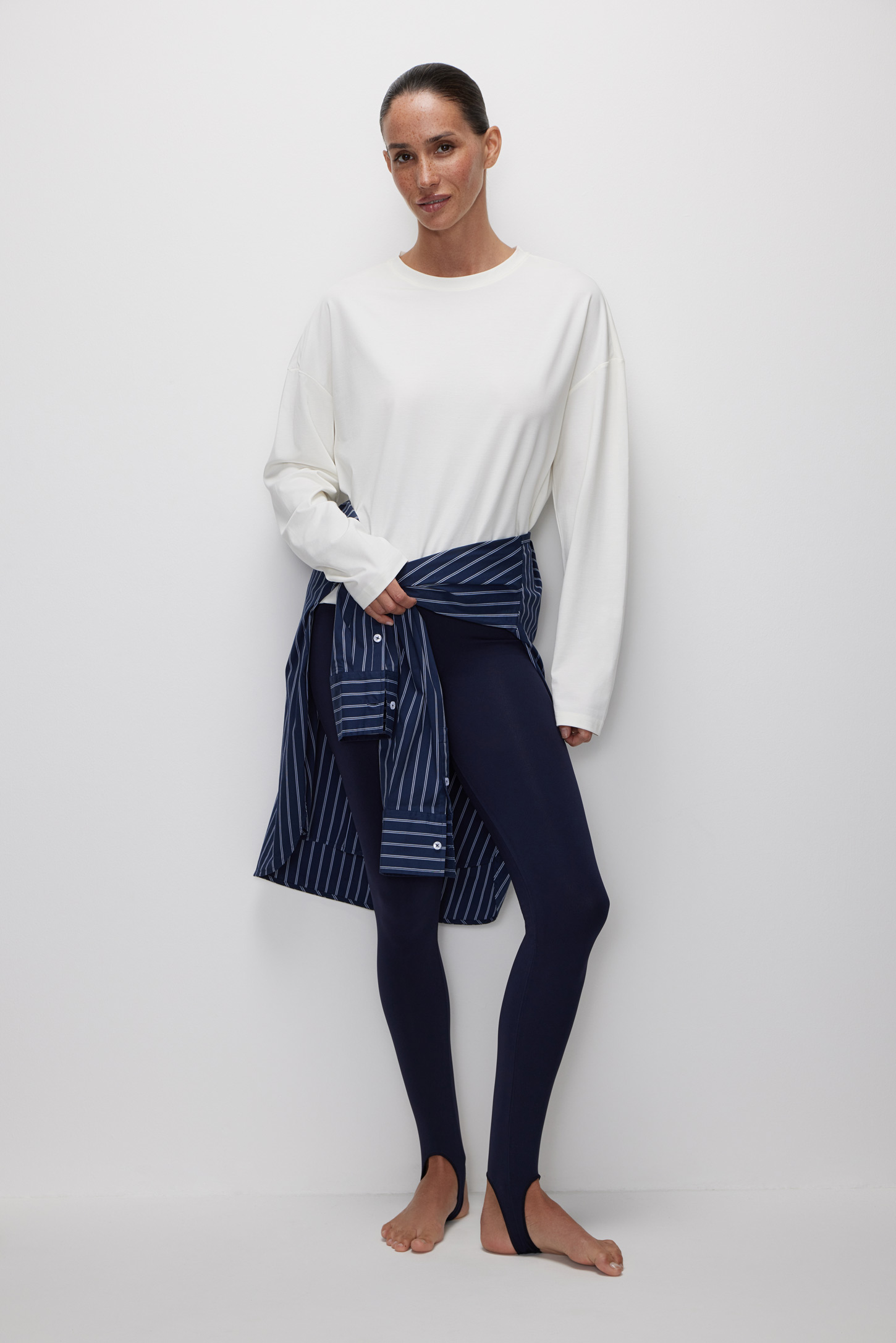 High-rise leggings with straps Essentials – фото № 2