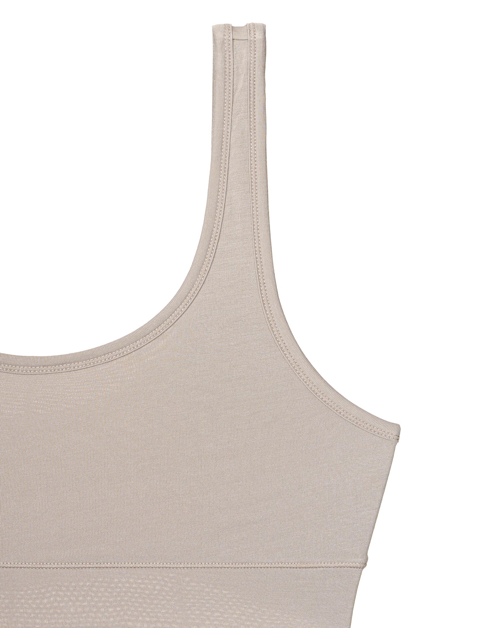 Bamboo wide-strap bra top Bamboo nude – фото № 6