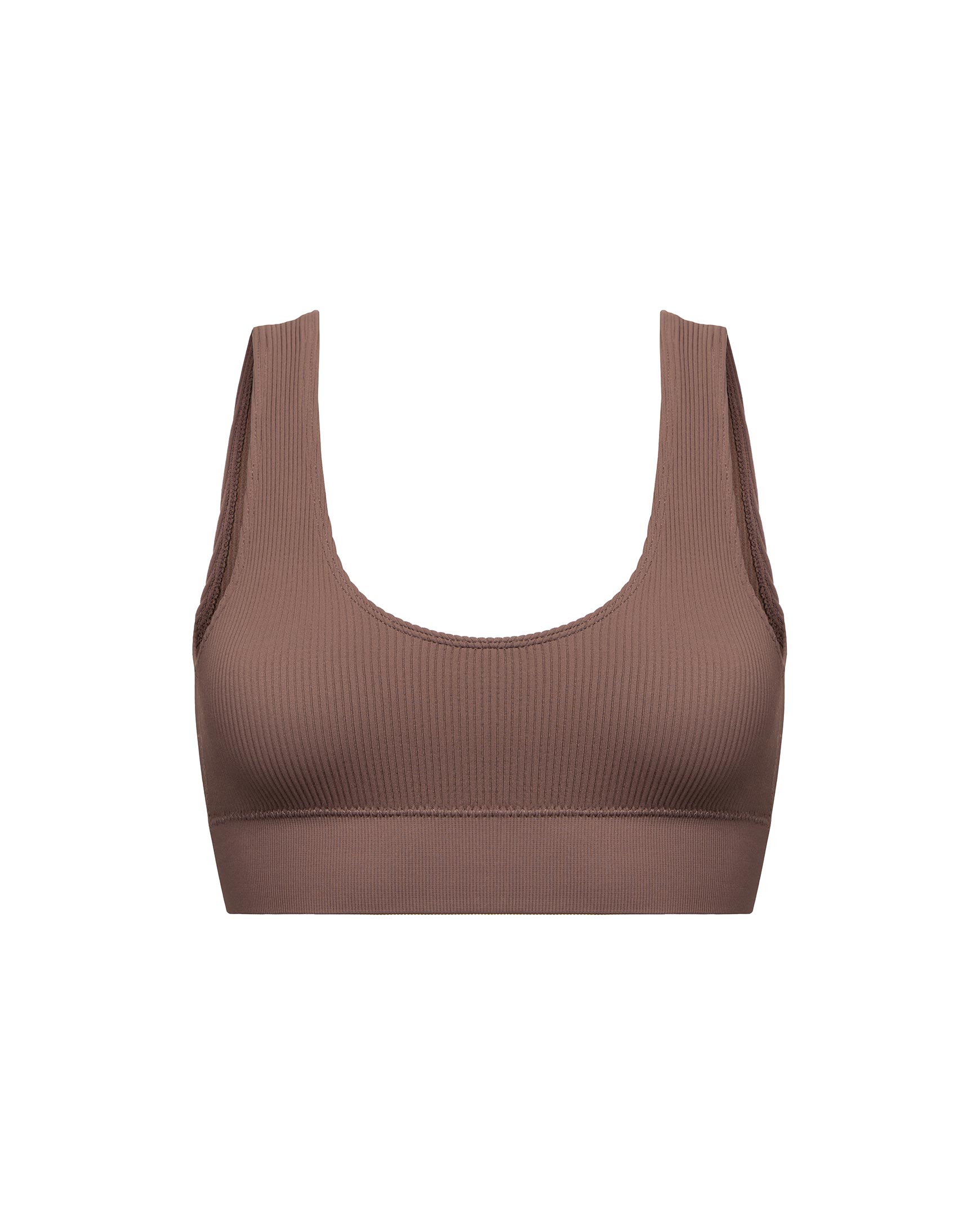 Top with wide ribbed straps – фото № 5