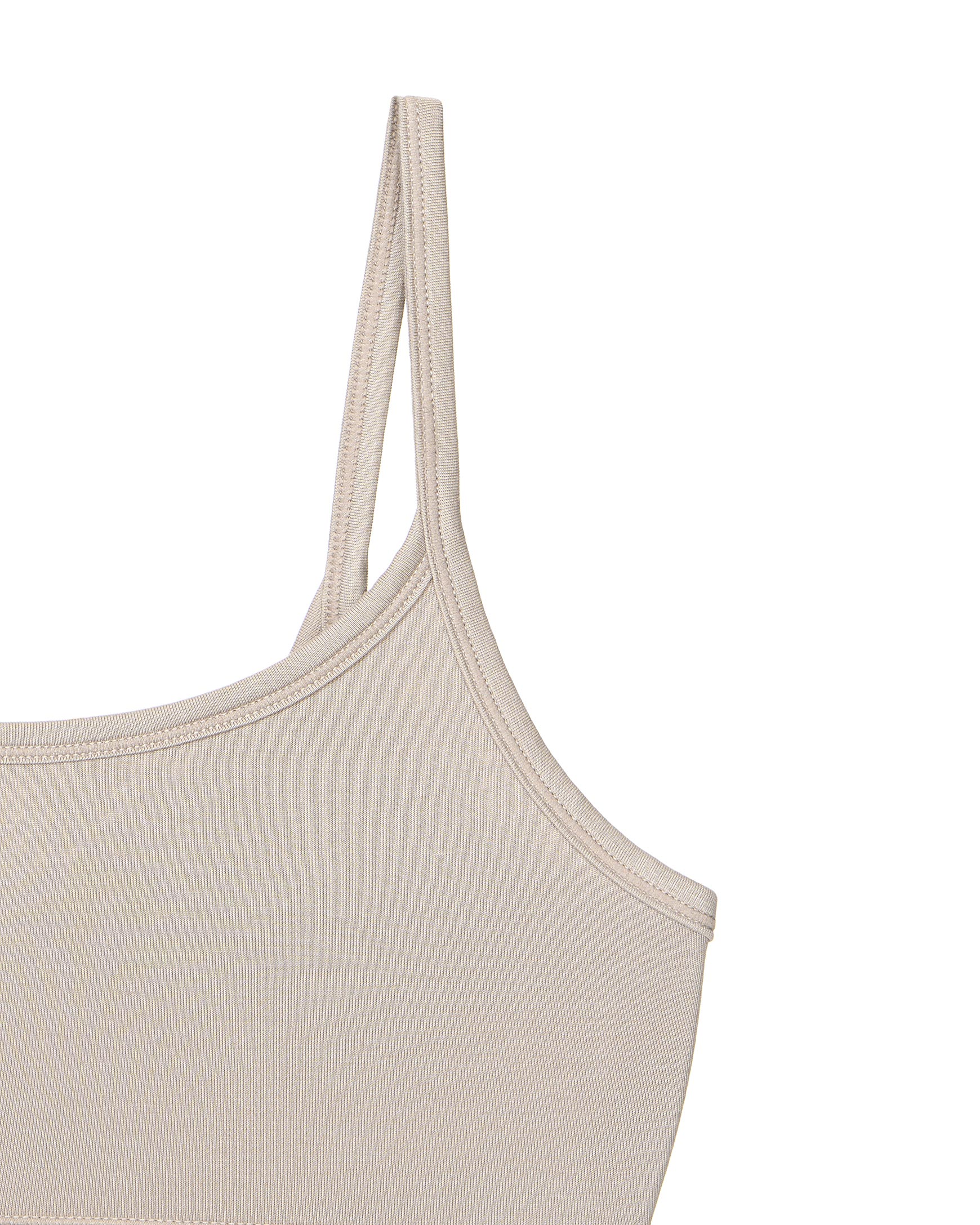 Bamboo strappy bra top Bamboo nude – фото № 6