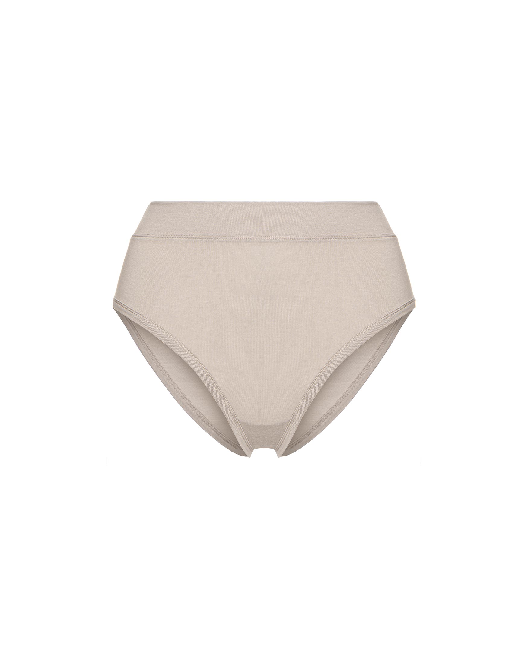 High-rise bamboo slip briefs Bamboo nude – фото № 5