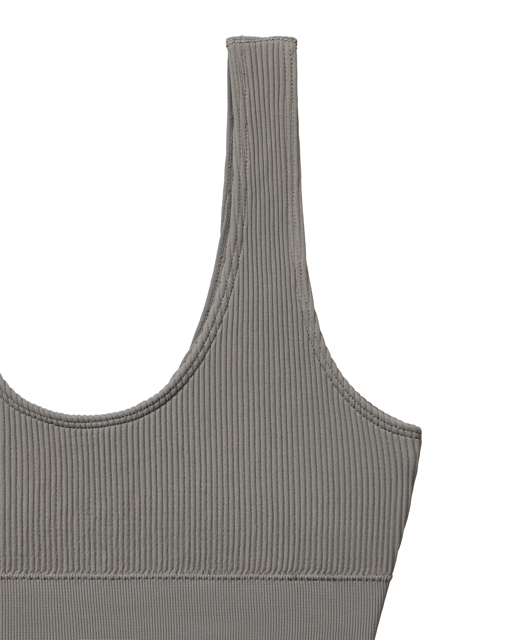 Top with wide ribbed straps Ribbed Base – фото № 6
