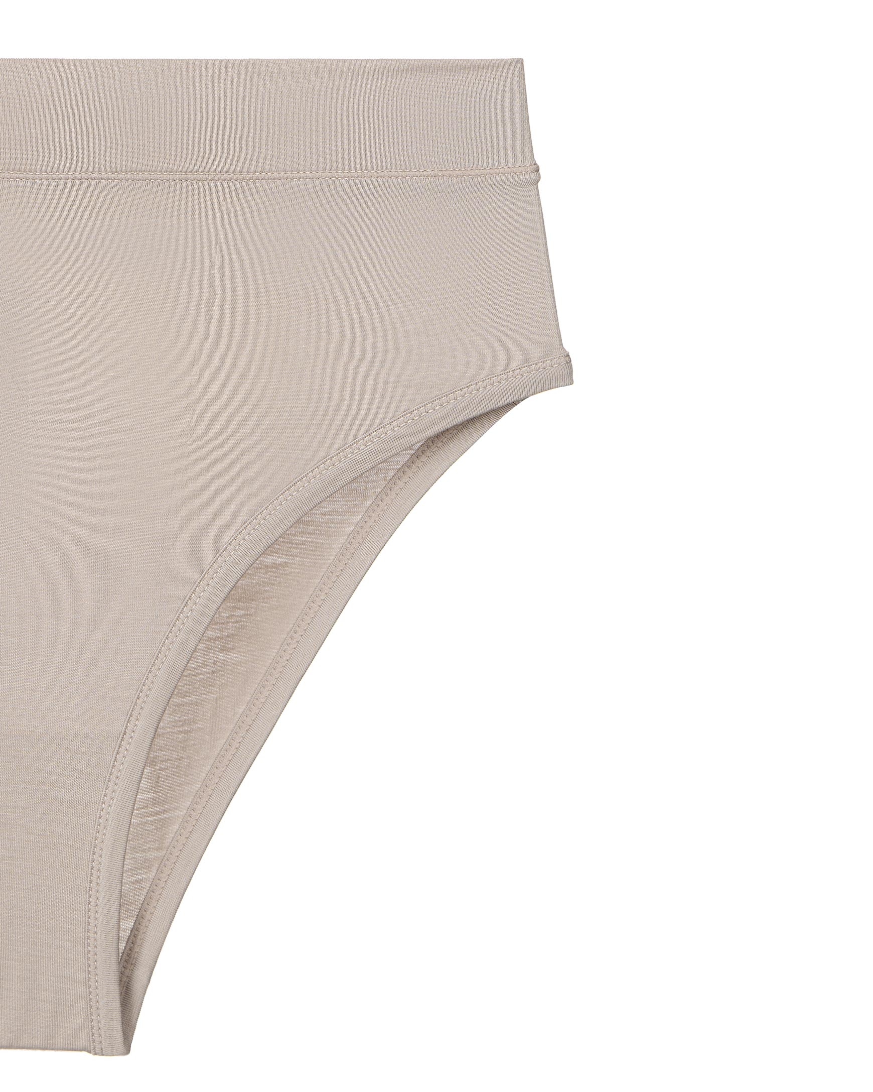 High-rise bamboo slip briefs Bamboo nude – фото № 6
