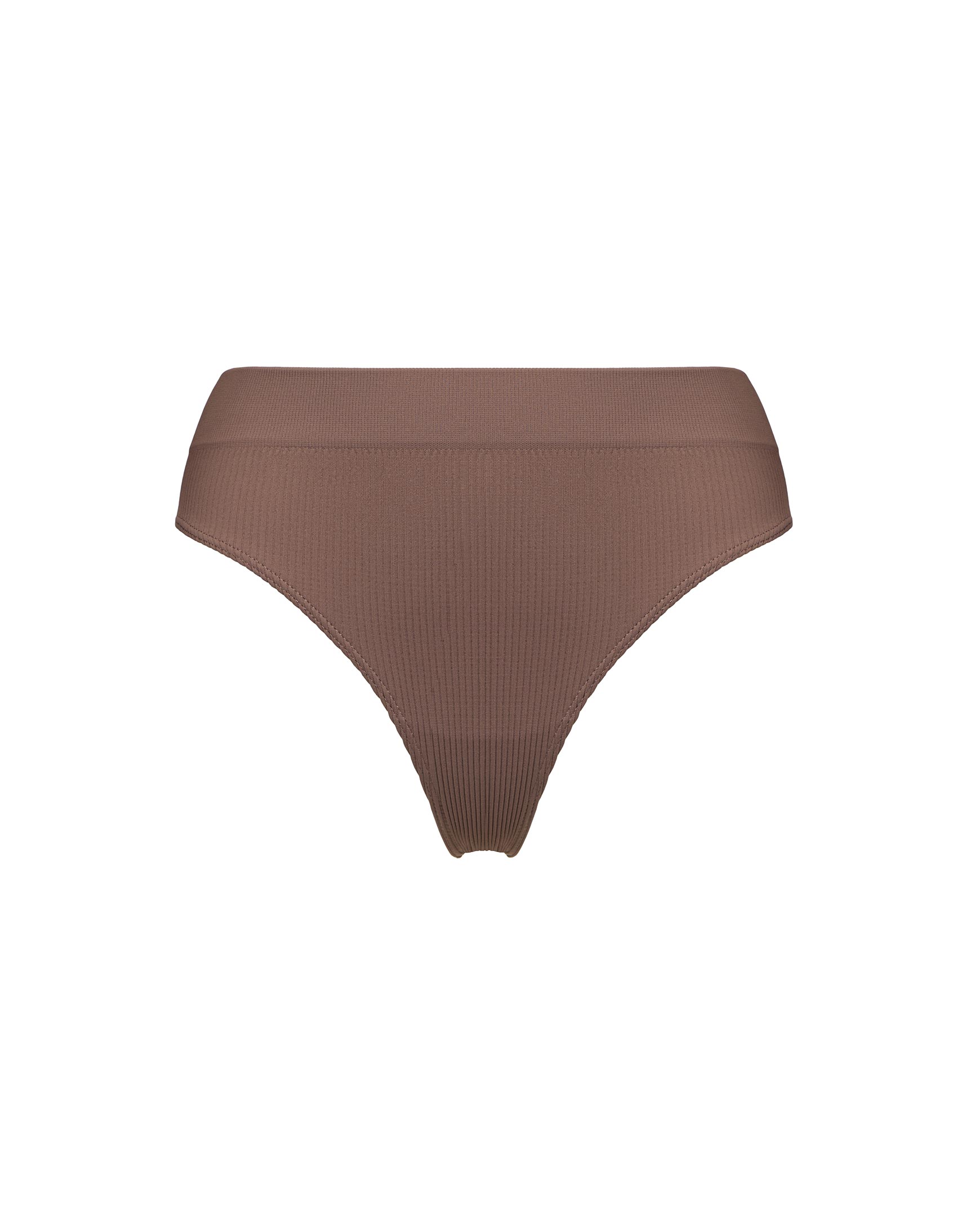 Hight-rise brazilian panties Ribbed Base – фото № 6