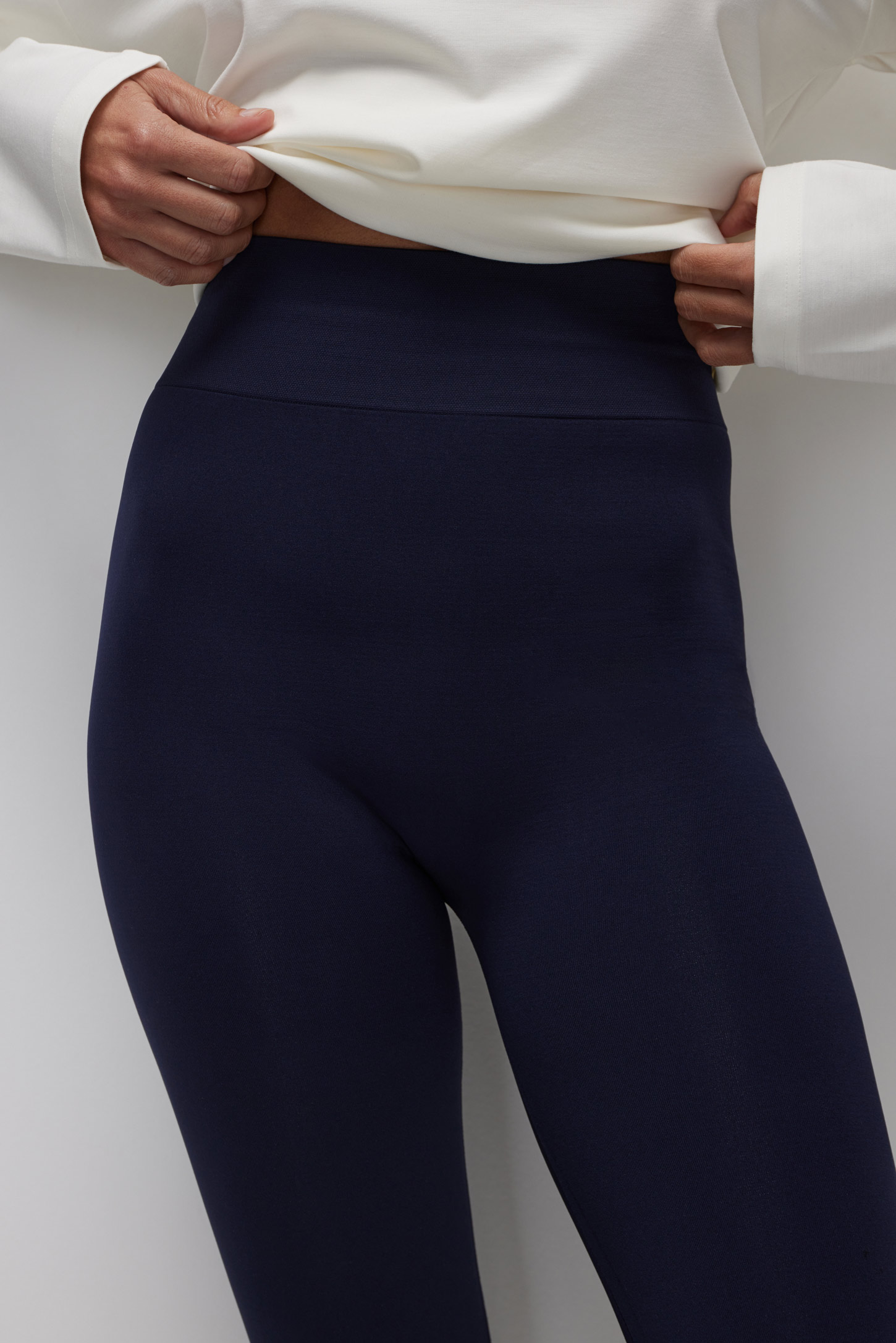 High-rise leggings with straps Essentials – фото № 3