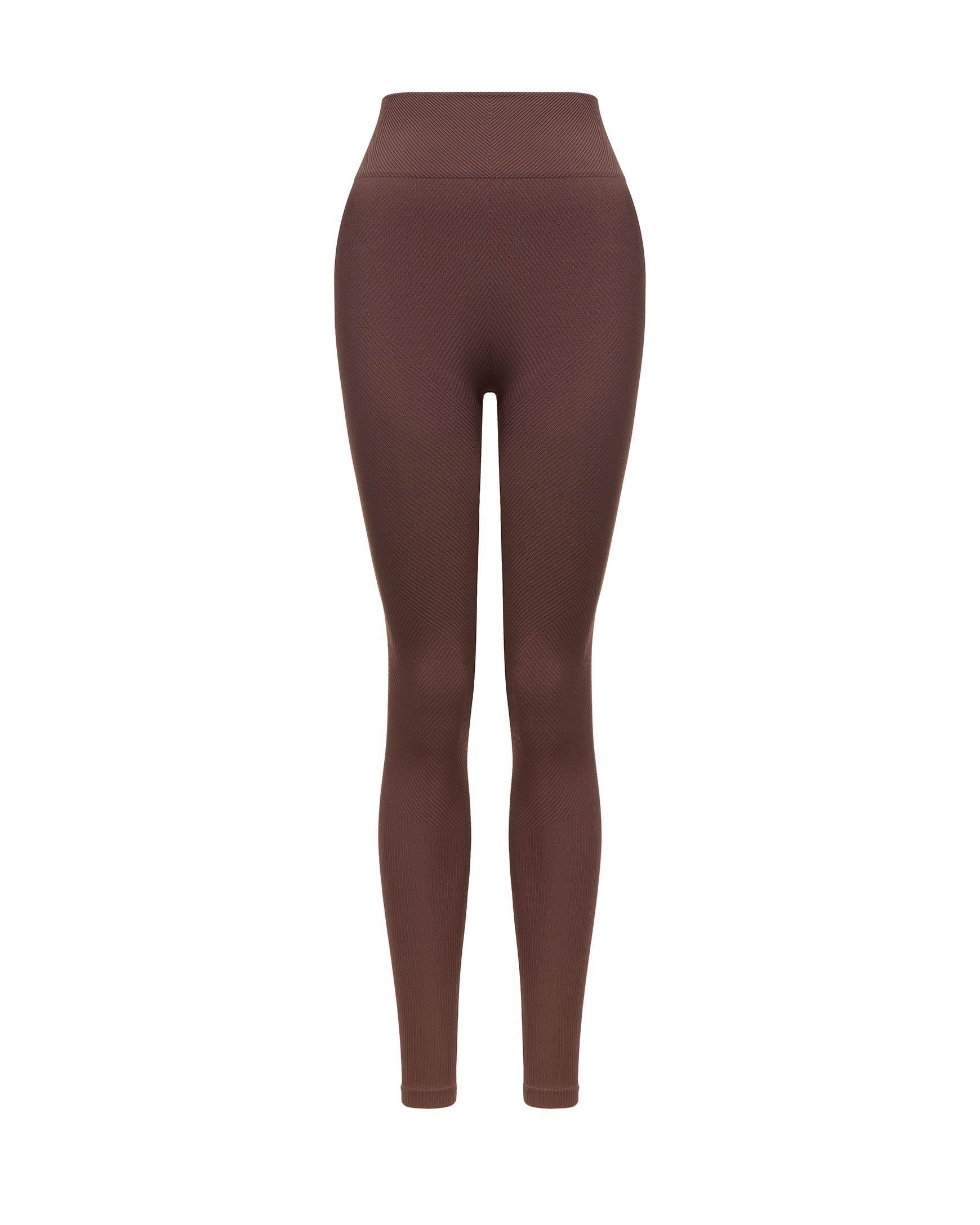 Leggings with a diagonal hem Seamless Fit – фото № 6