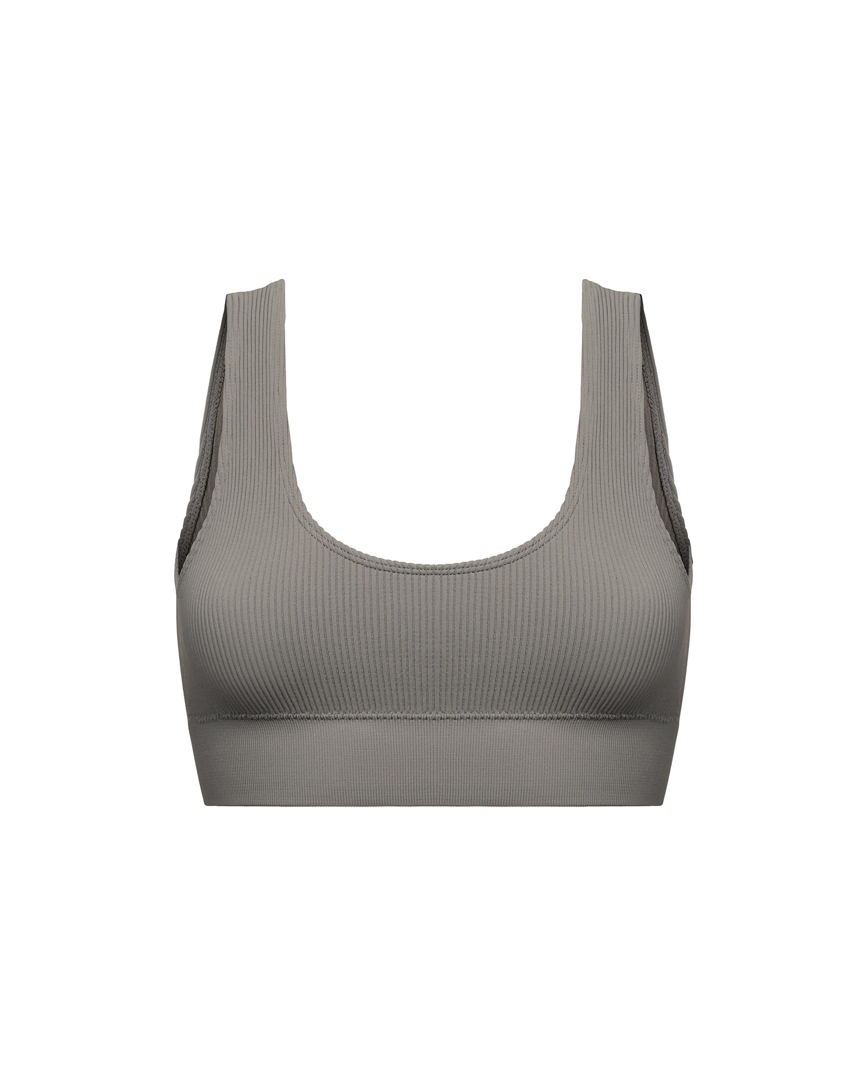 Top with wide ribbed straps Ribbed Base – фото № 5