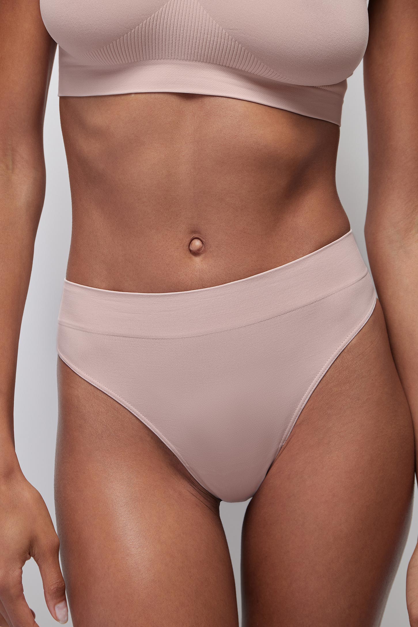 High-rise thong up to 4XL Base – фото № 3