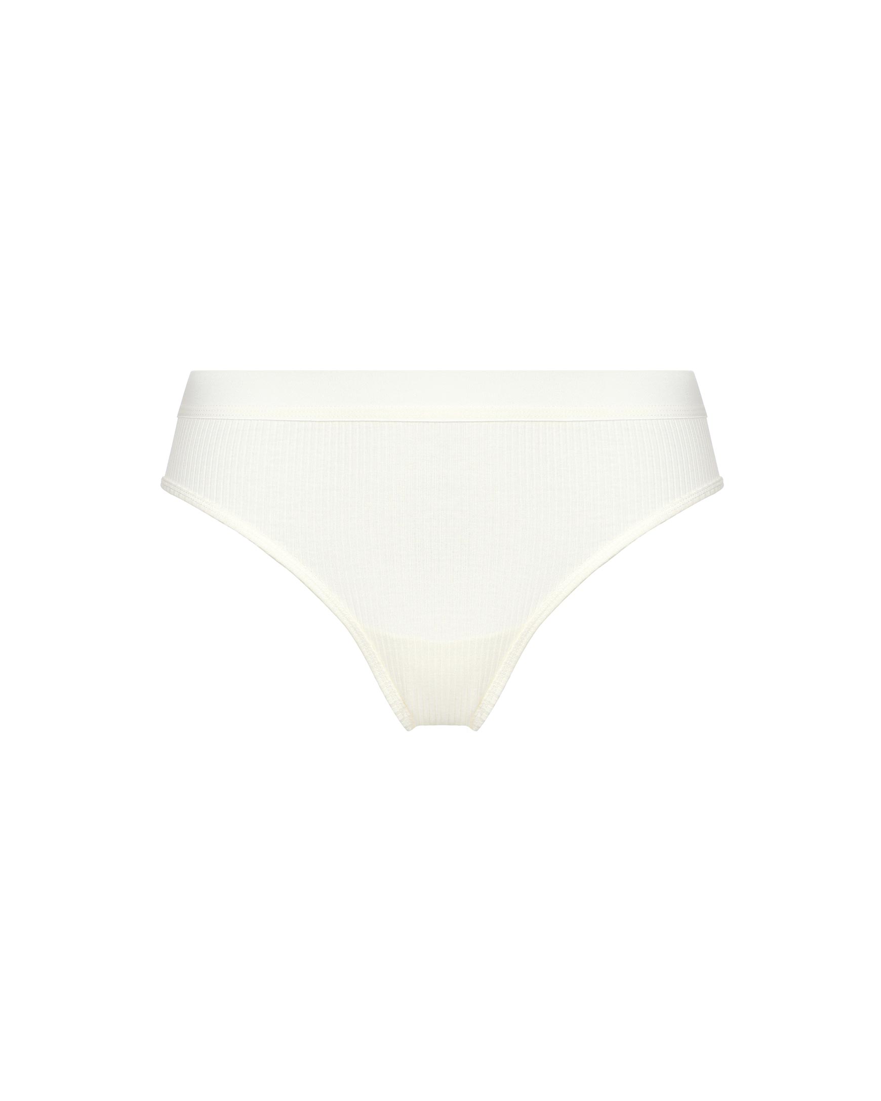Mid-rise cotton ribbed briefs Ribbed cotton – фото № 5