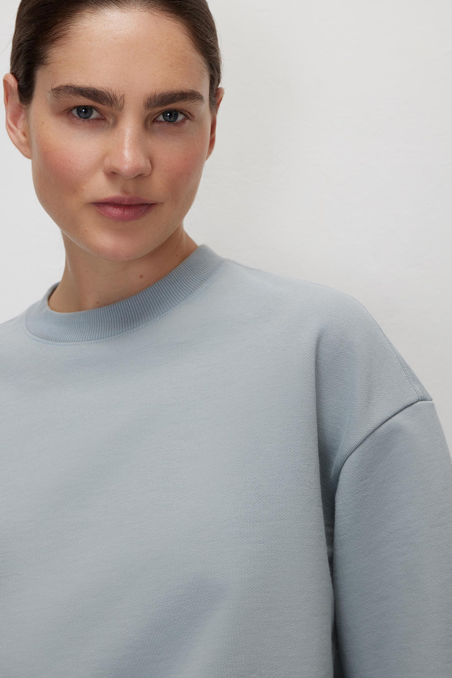 Straight-fit sweatshirt Cotton Dream – фото № 4