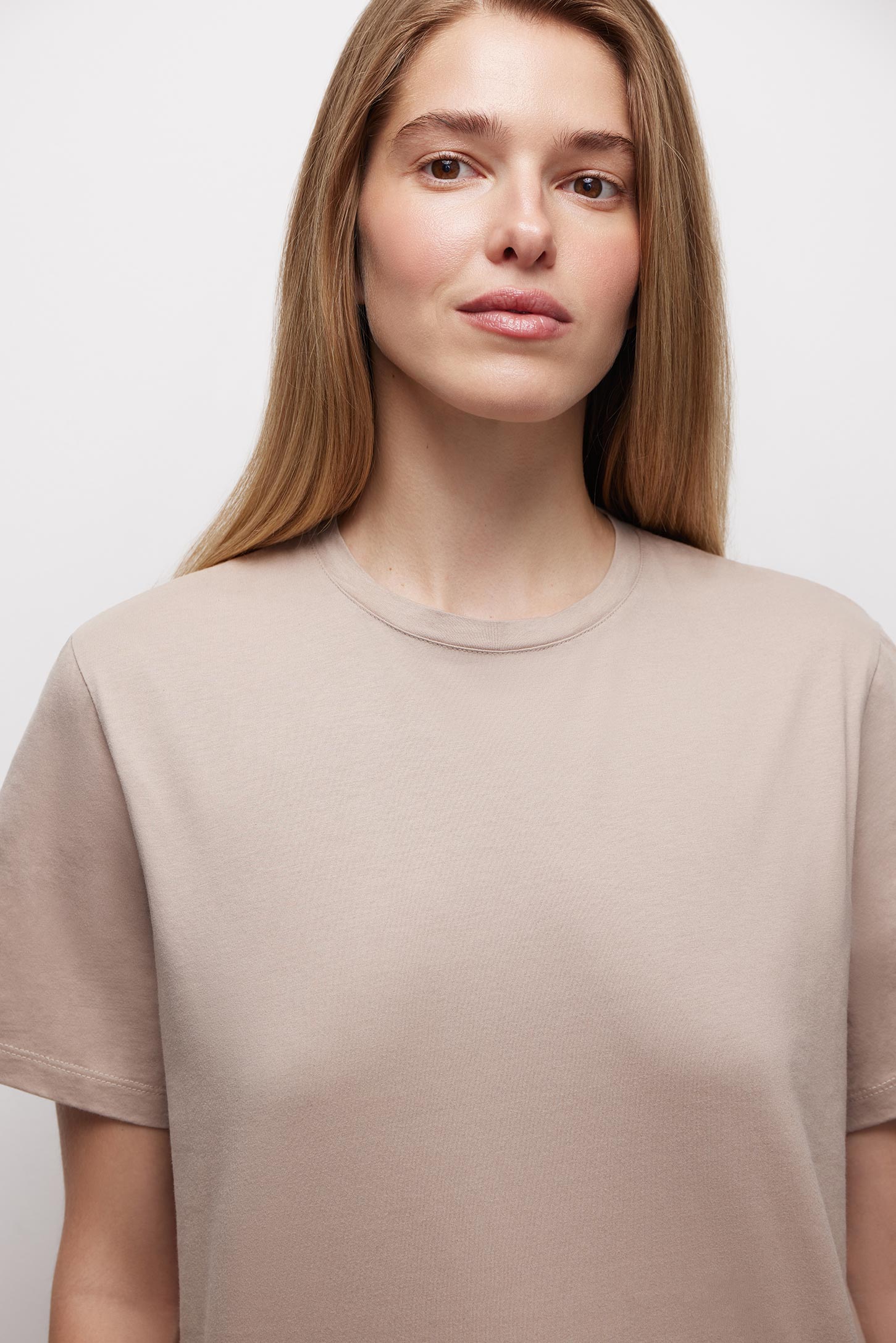 T-shirt with a loose silhouette Basic – фото № 2