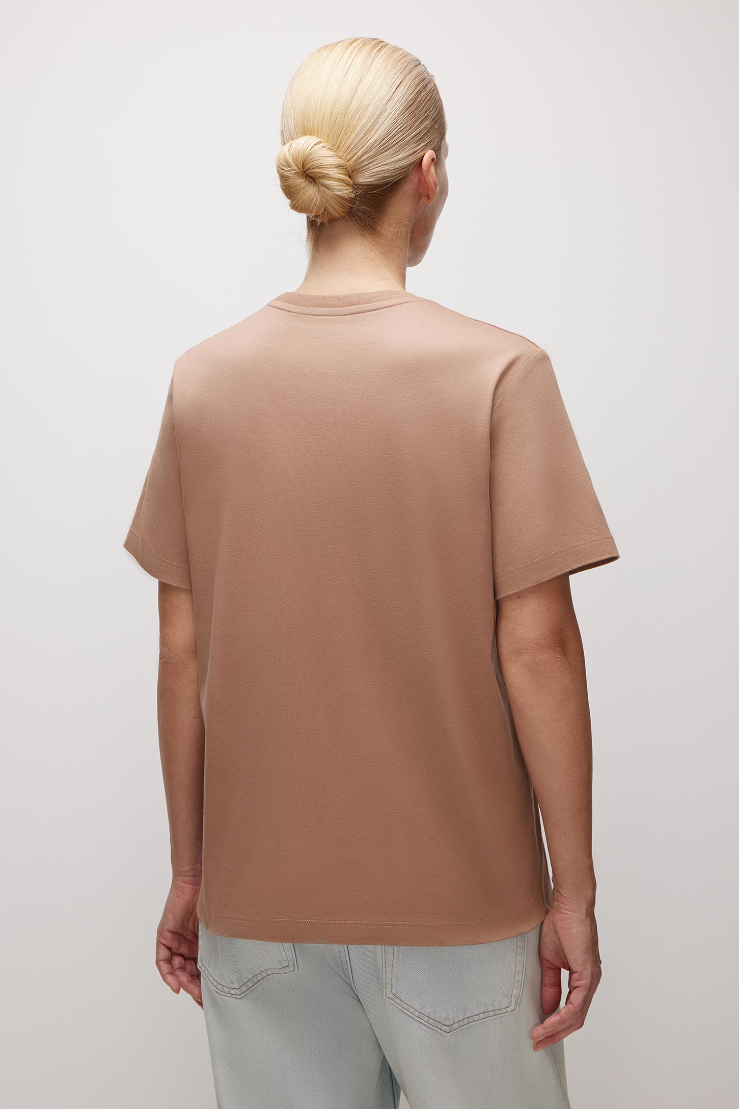 T-shirt with a loose silhouette Basic – фото № 5