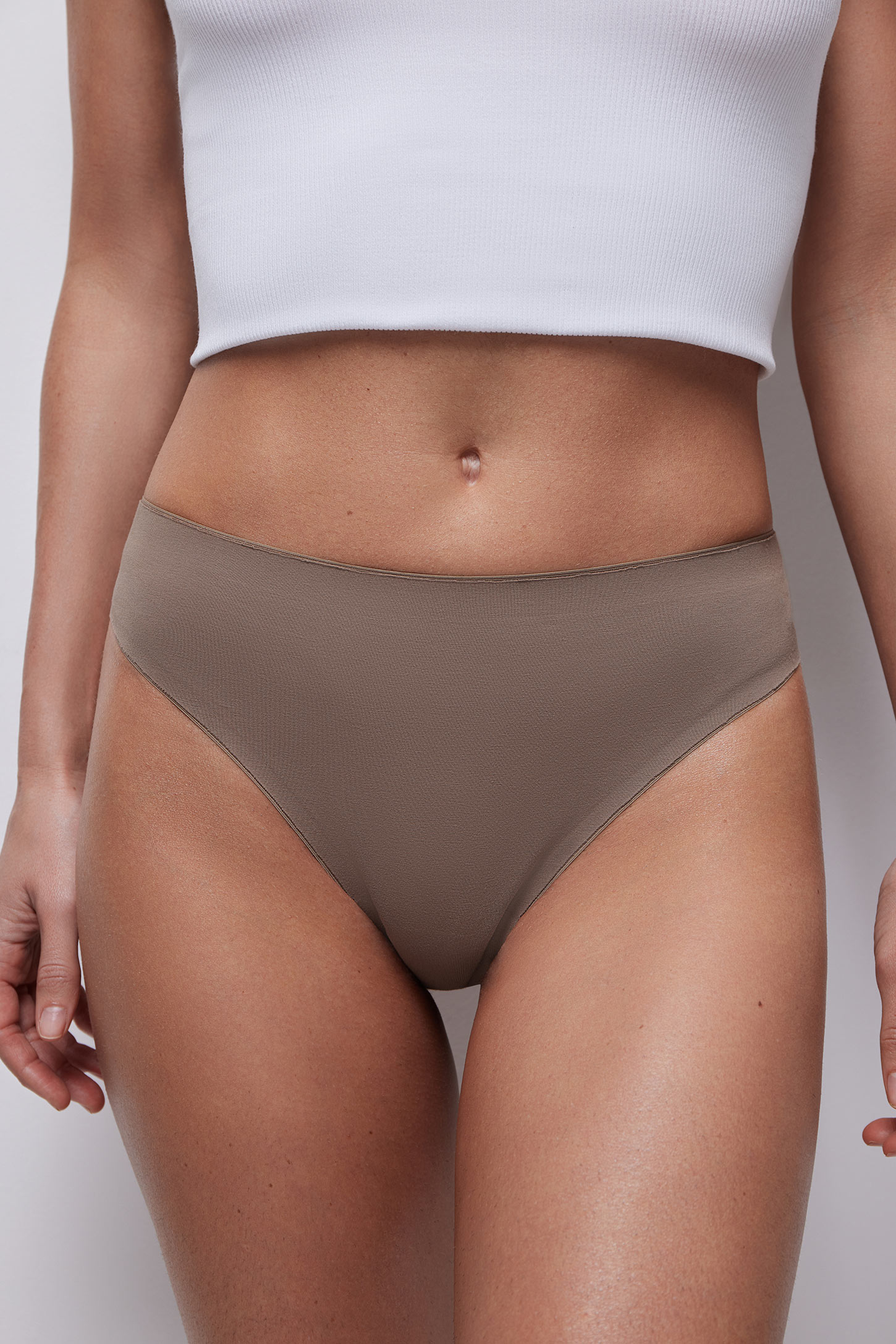 Mid-rise thong briefs set – фото № 3