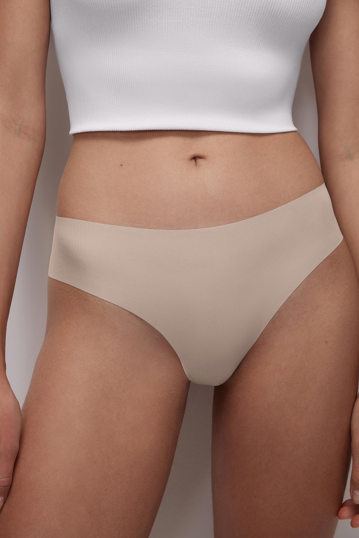 Mid-rise thong briefs set Lipstick – фото № 2