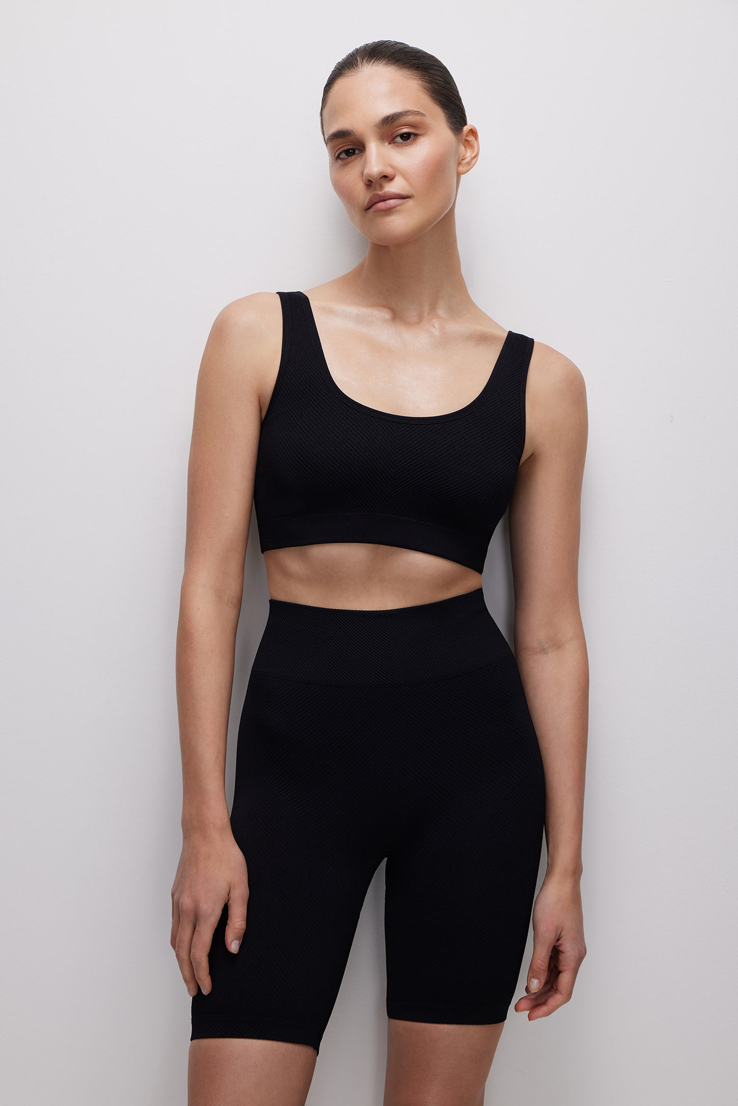 Diagonal ribbed top Seamless Fit – фото № 2