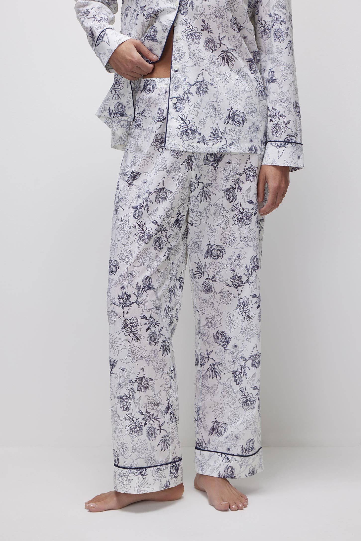 Cotton pajama pants Cozy Garden