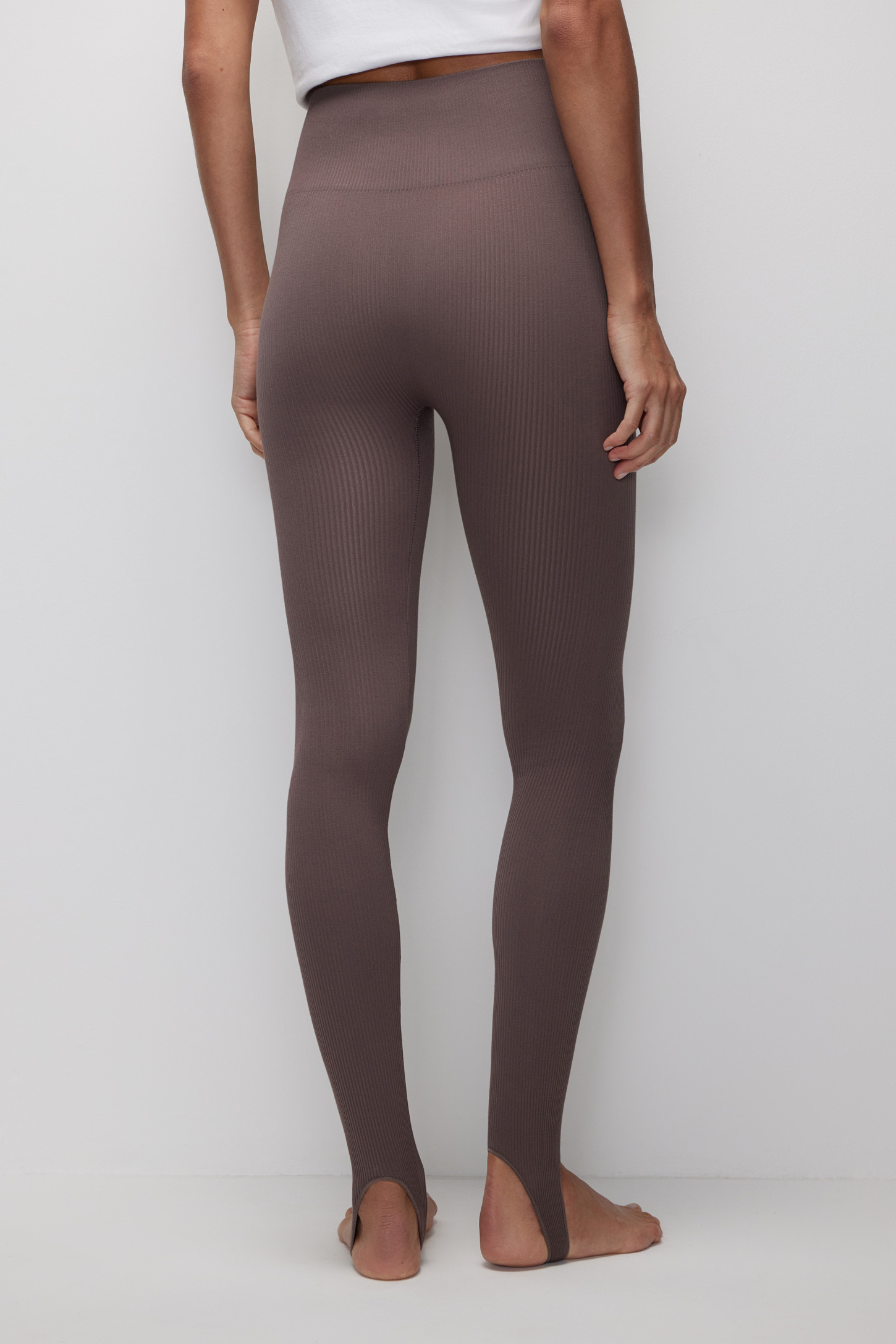 Leggings with ribbed bamboo straps Base – фото № 6