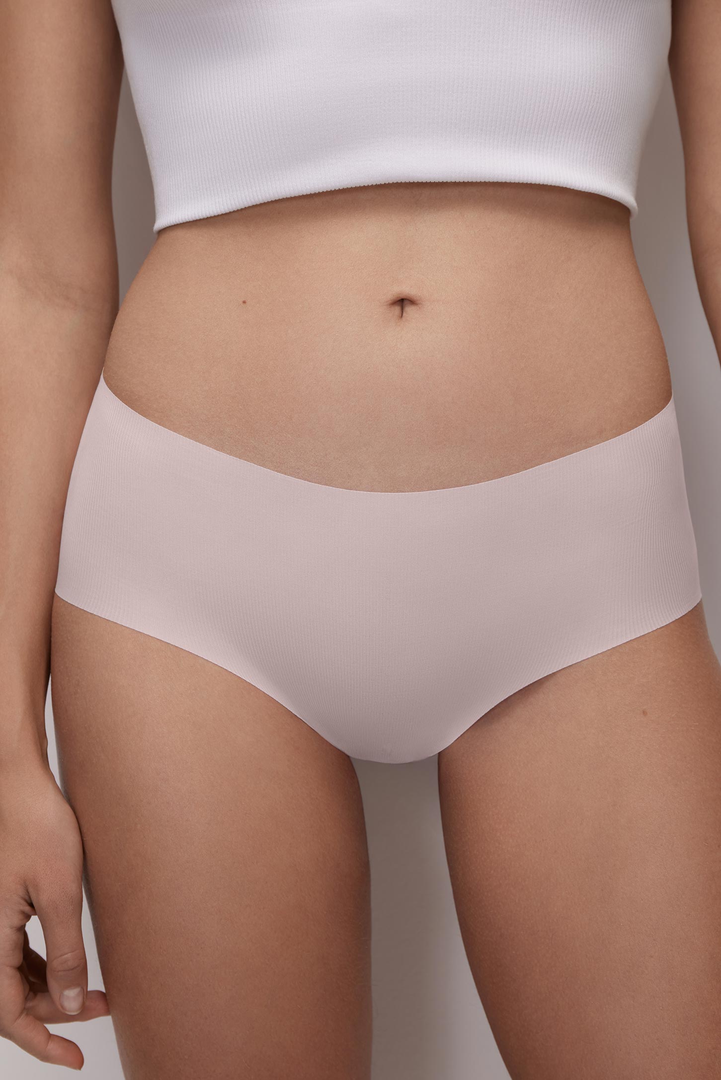 Mid-rise slip briefs set Lipstick – фото № 3