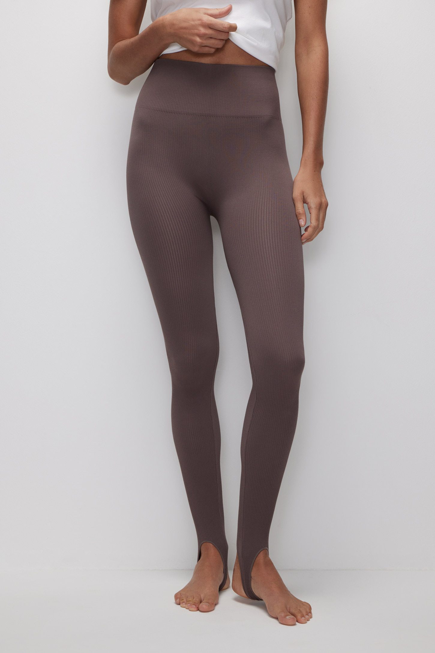 Leggings with ribbed bamboo straps Base