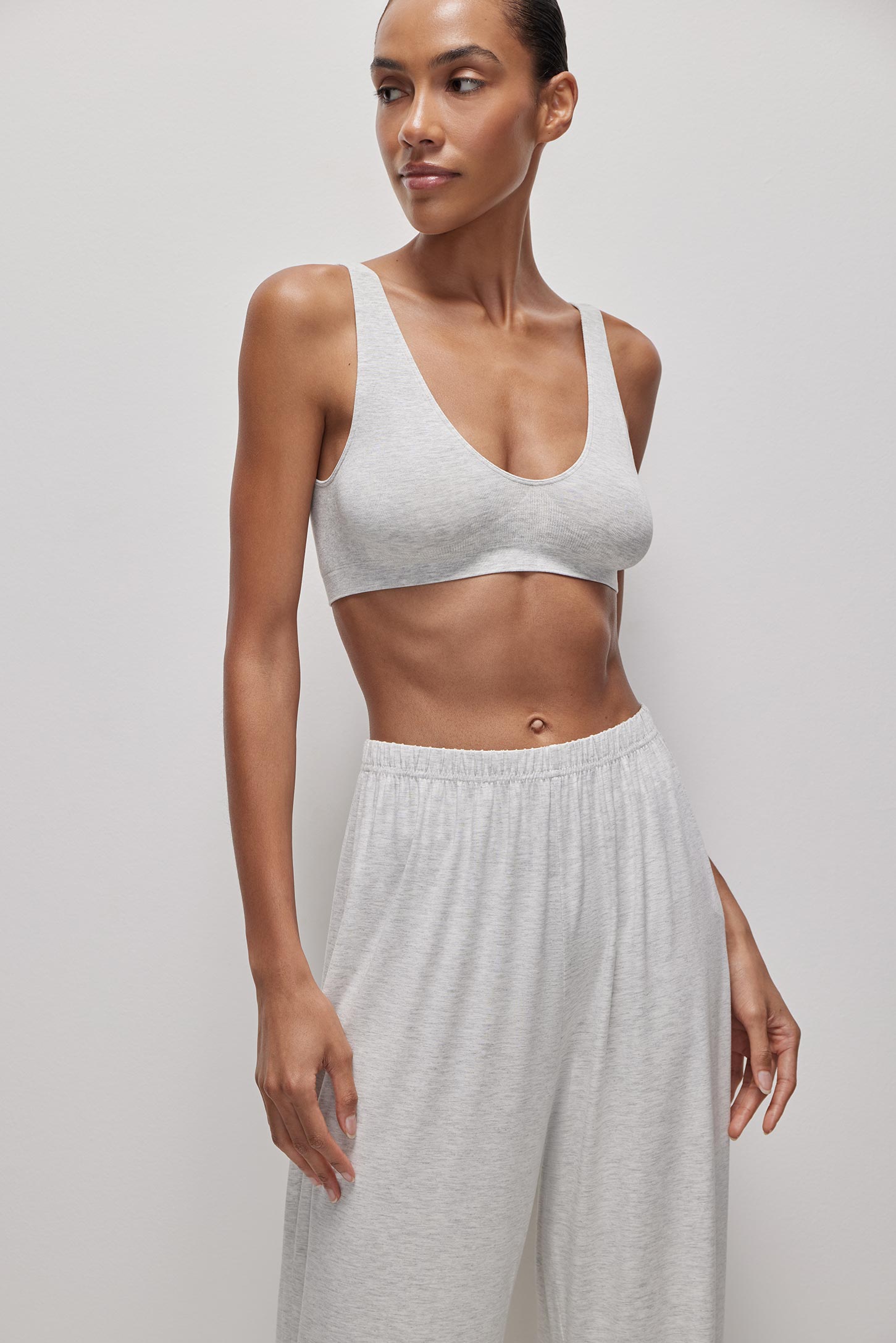 Top with wide straps Bamboo Seamless – фото № 5