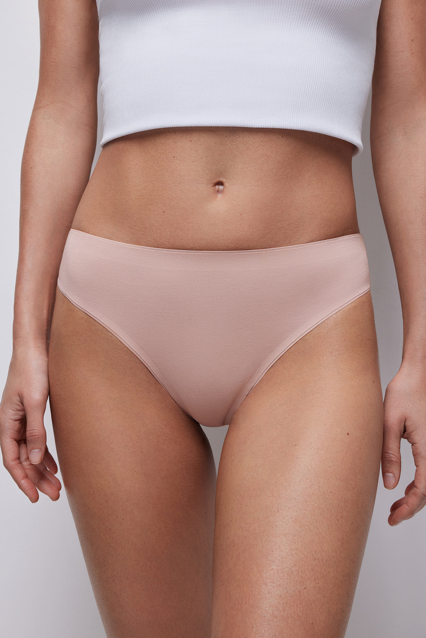 Mid-rise thong briefs set – фото № 7