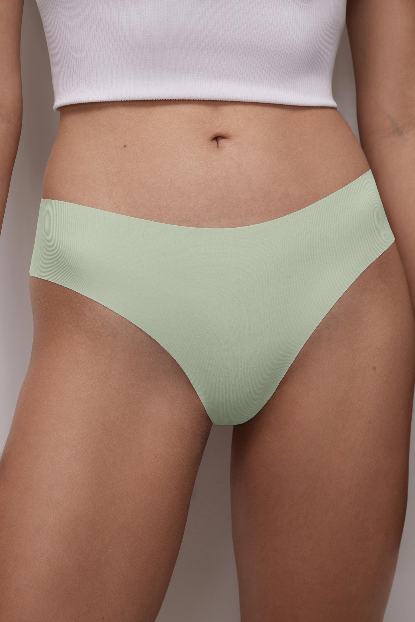 Mid-rise thong briefs set Lipstick – фото № 6