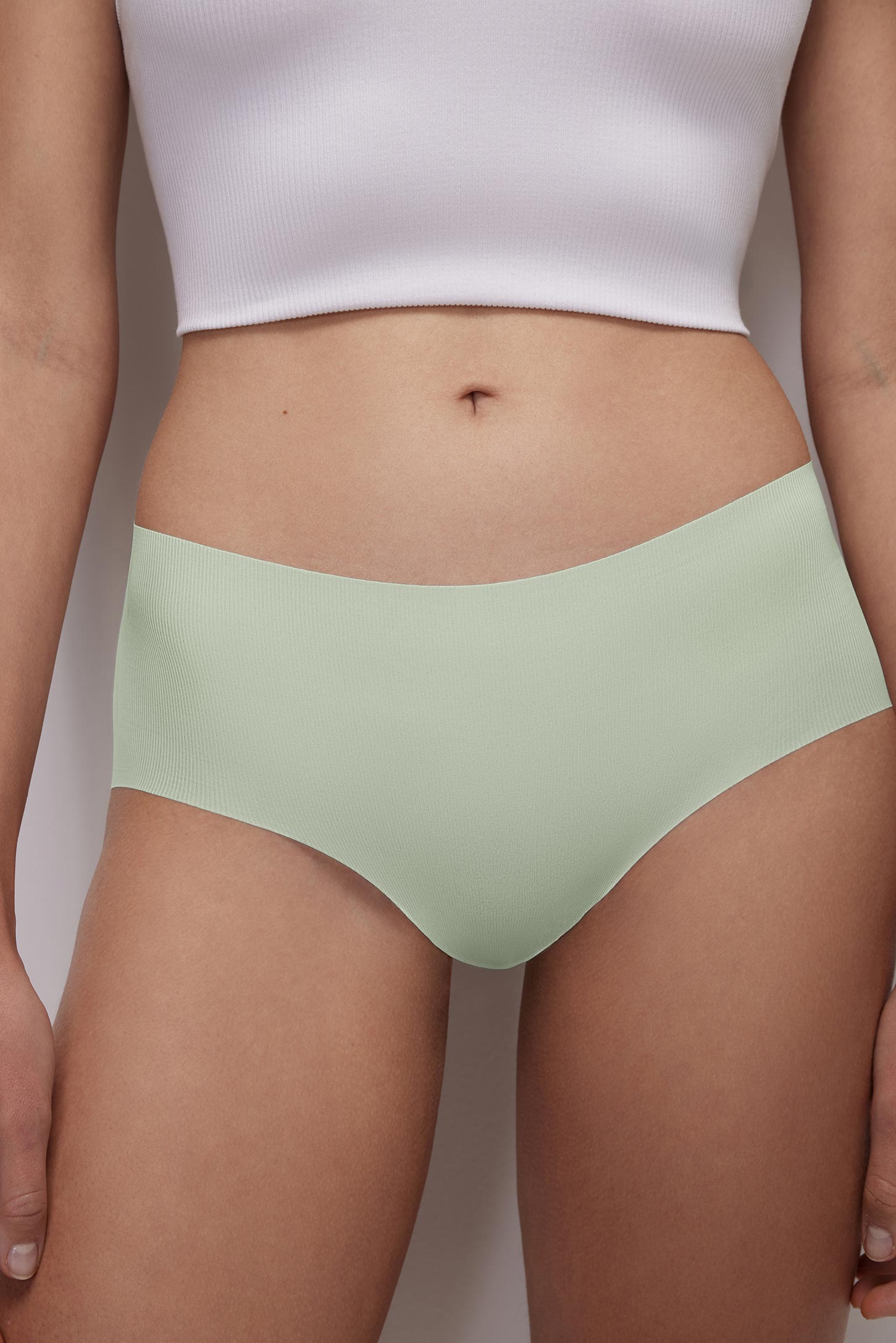 Mid-rise slip briefs set Lipstick – фото № 6