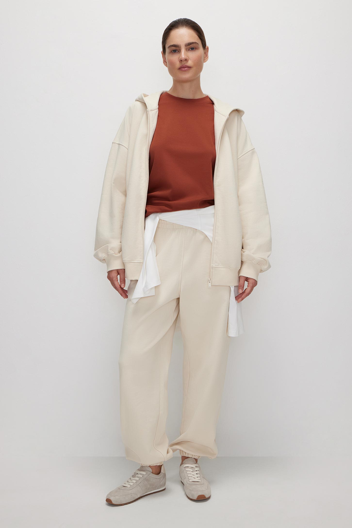 Zip hooded sweatshirt Cotton Dream – фото № 7