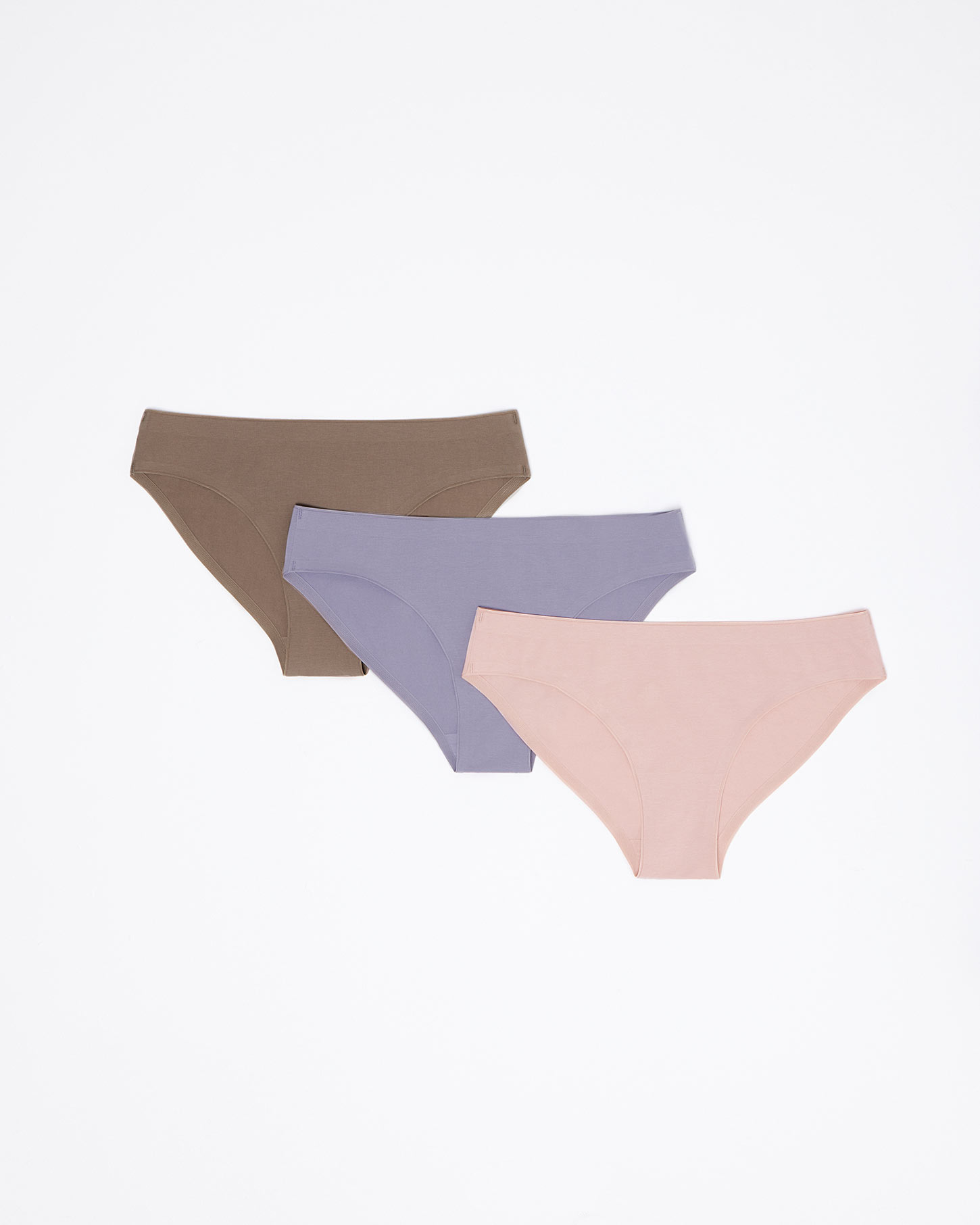 Mid-rise slip briefs included in the set - s