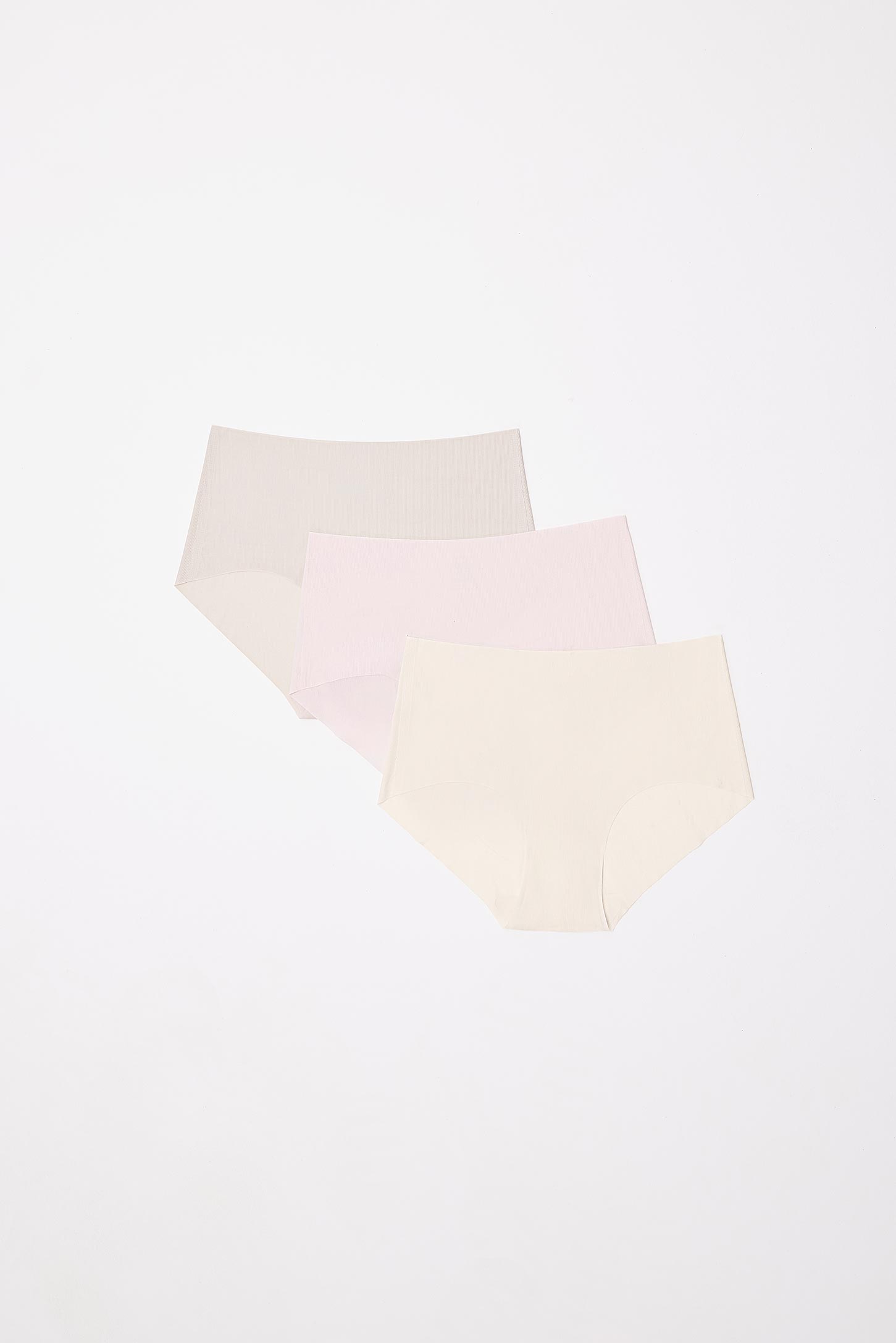 Mid-rise slip briefs set Lipstick